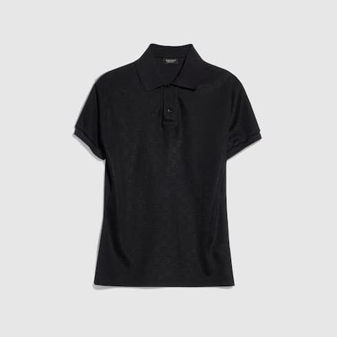 GG technical jersey jacquard polo shirt