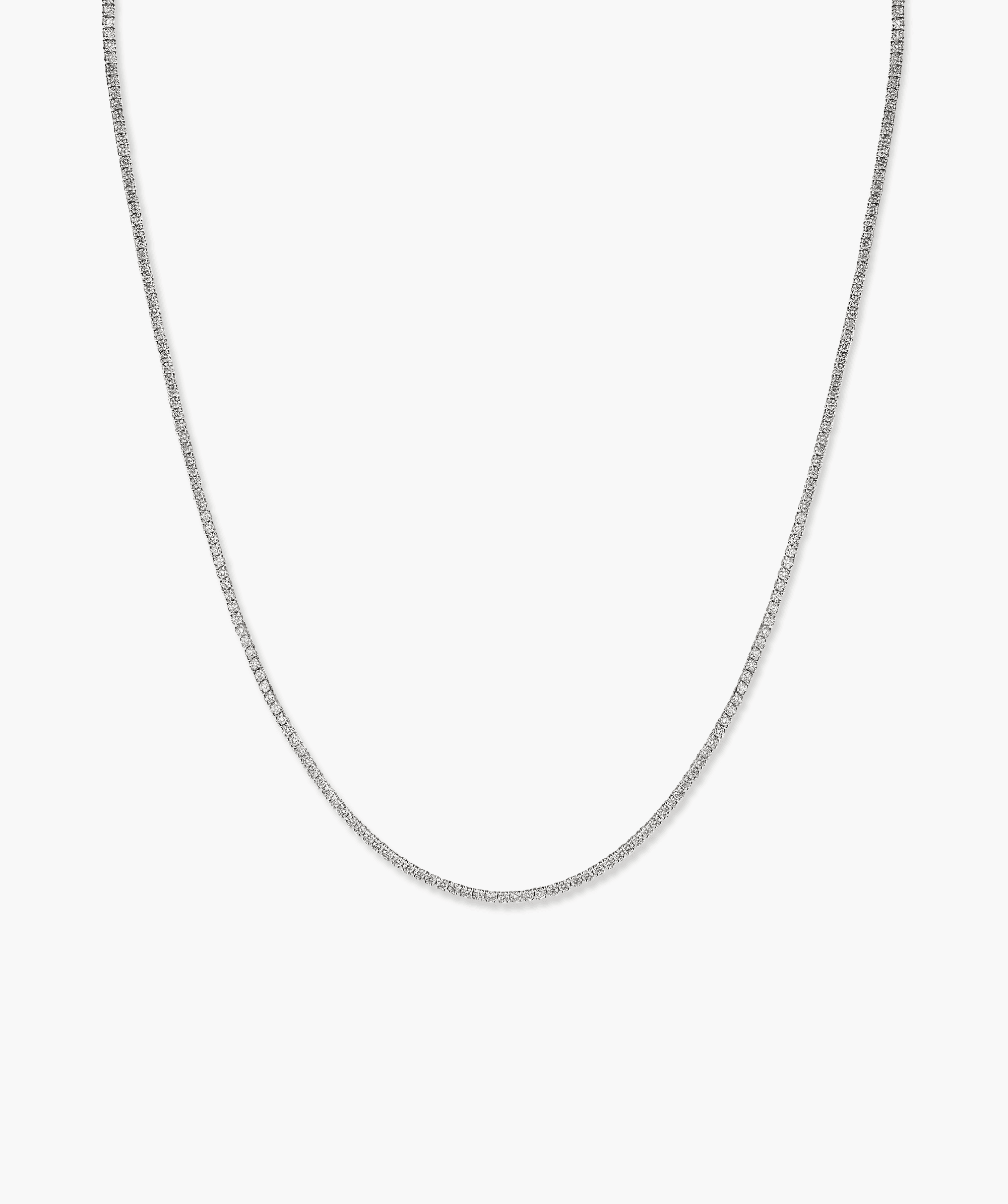 Lab Grown Diamond Tennis Necklace 1.8mm