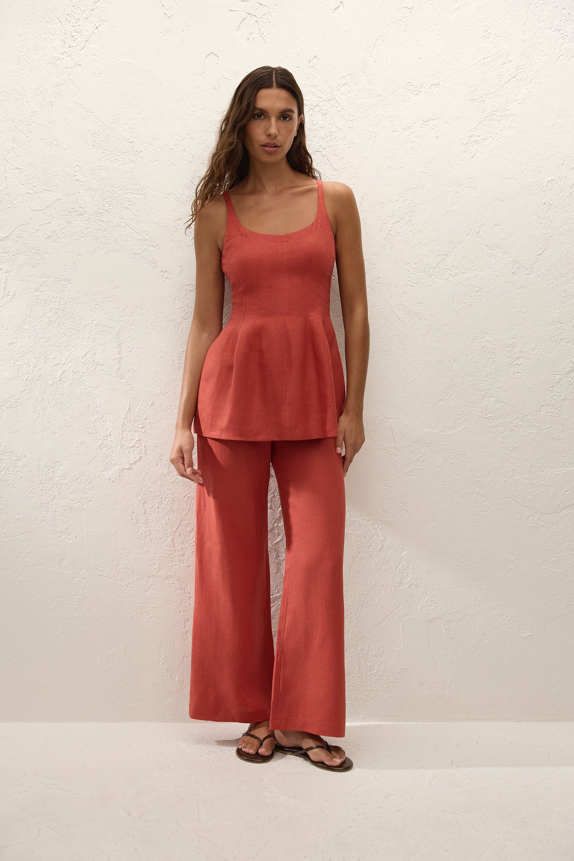Syna Pant Dusty Tomato