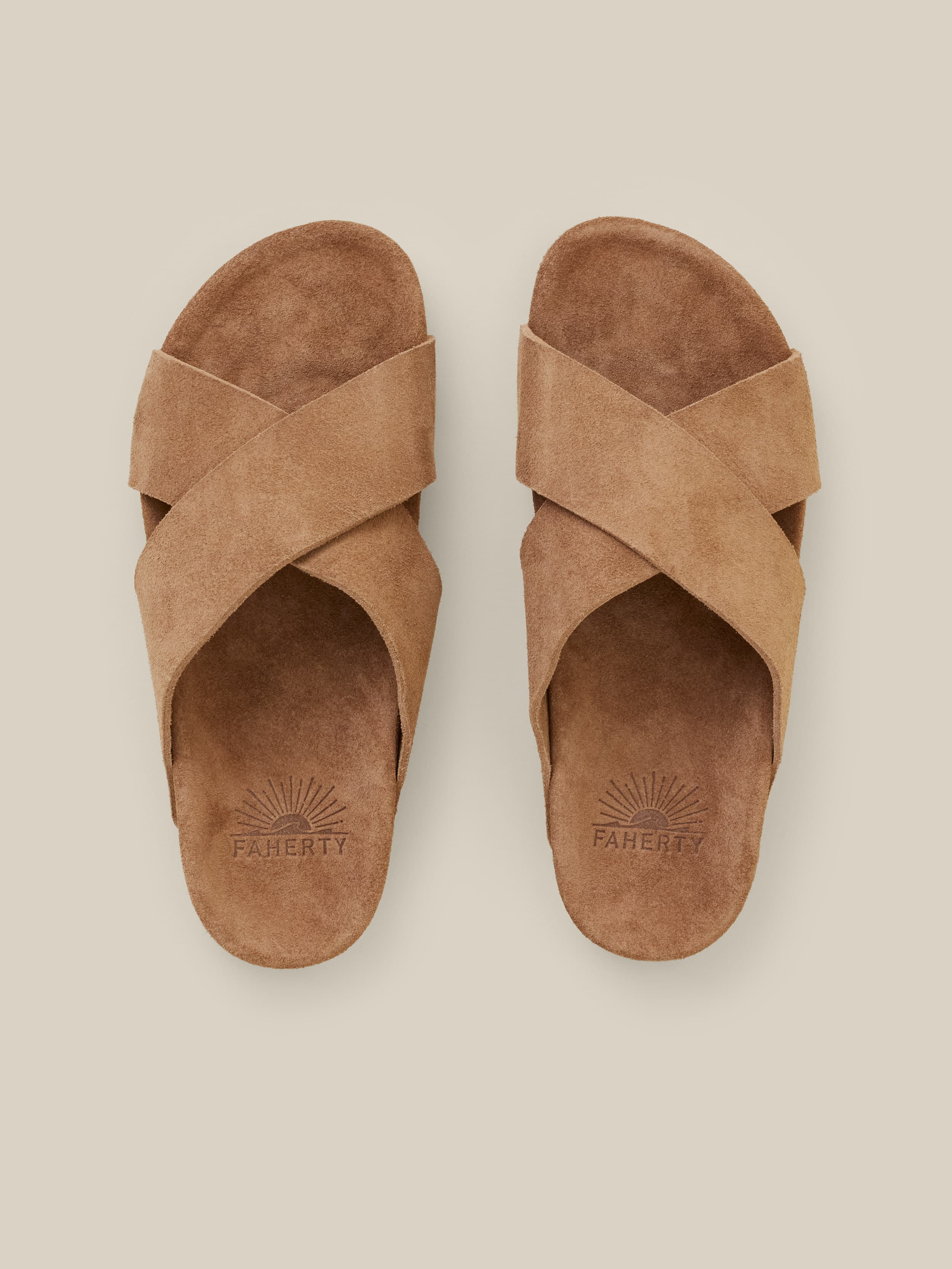 Women's Low Tide Suede Slide - Tan