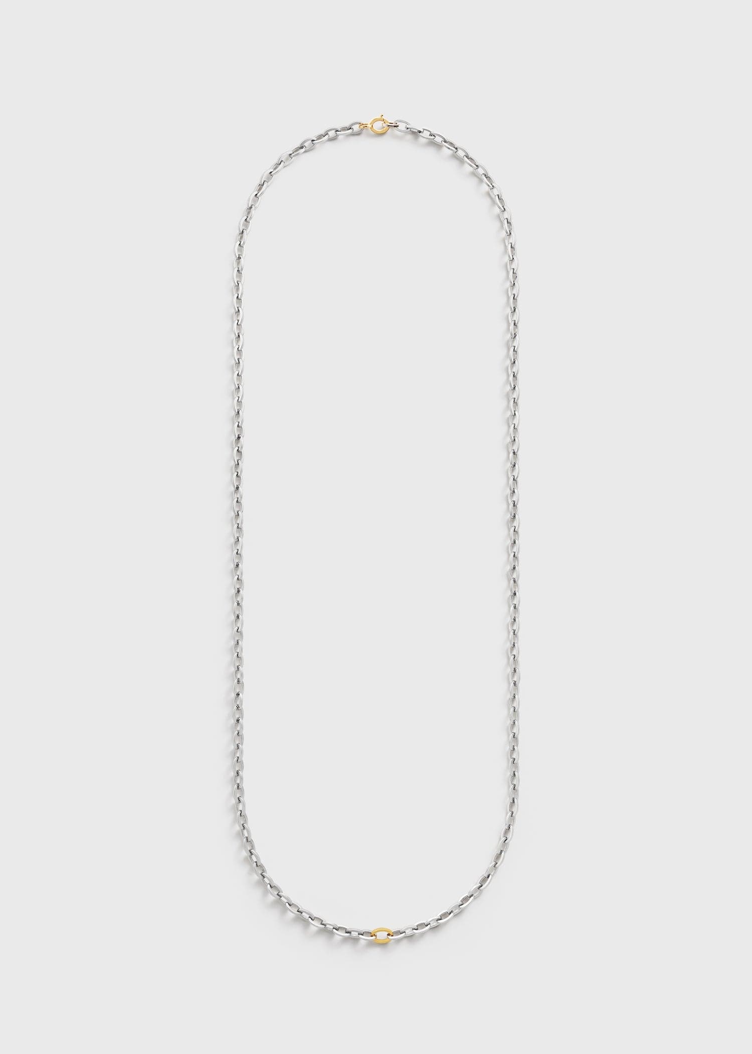 Bi-color chain silver/gold