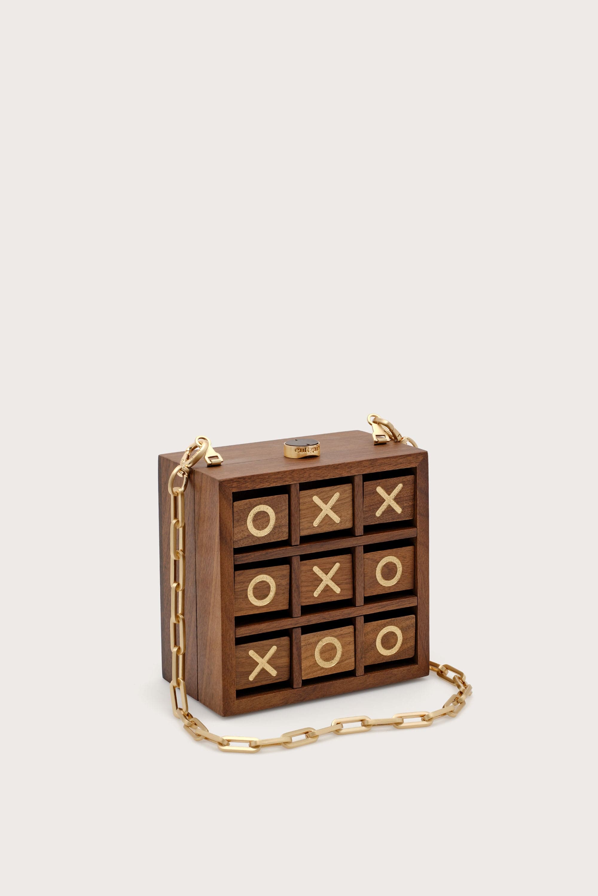 TIC TAC TOE CLUTCH - WALNUT