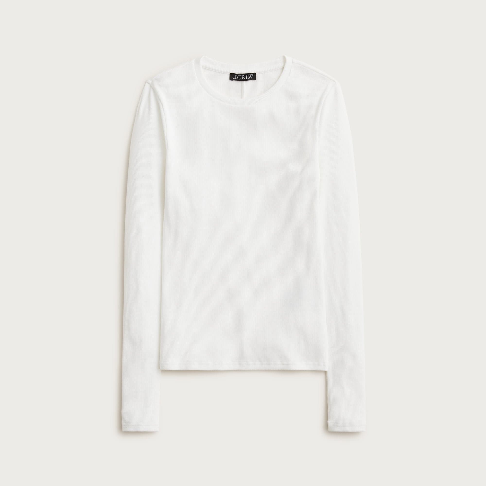 Perfect rib long-sleeve T-shirt