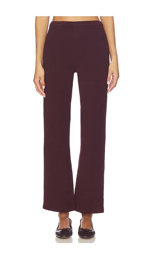 American Vintage Ytibay Pant in Burgundy. - size S (also in XS, M, L)