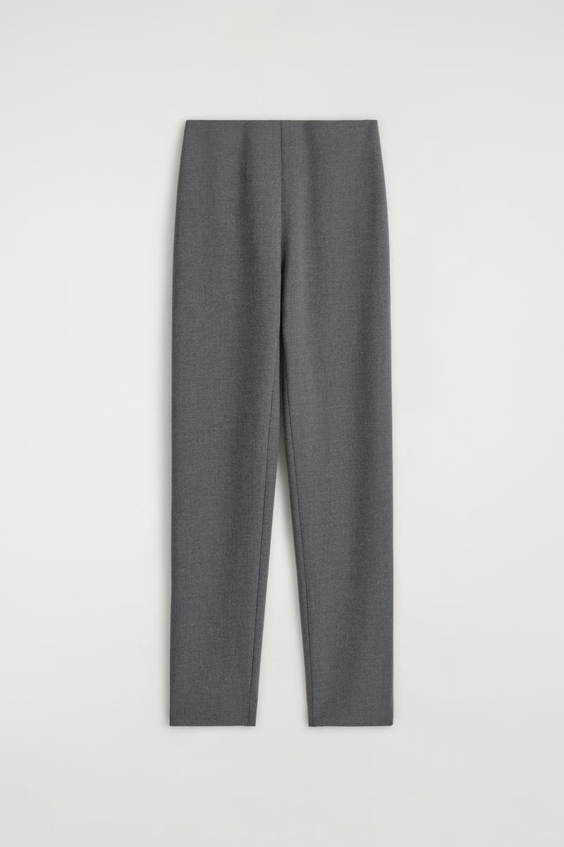 Slim Straight-Leg Pants