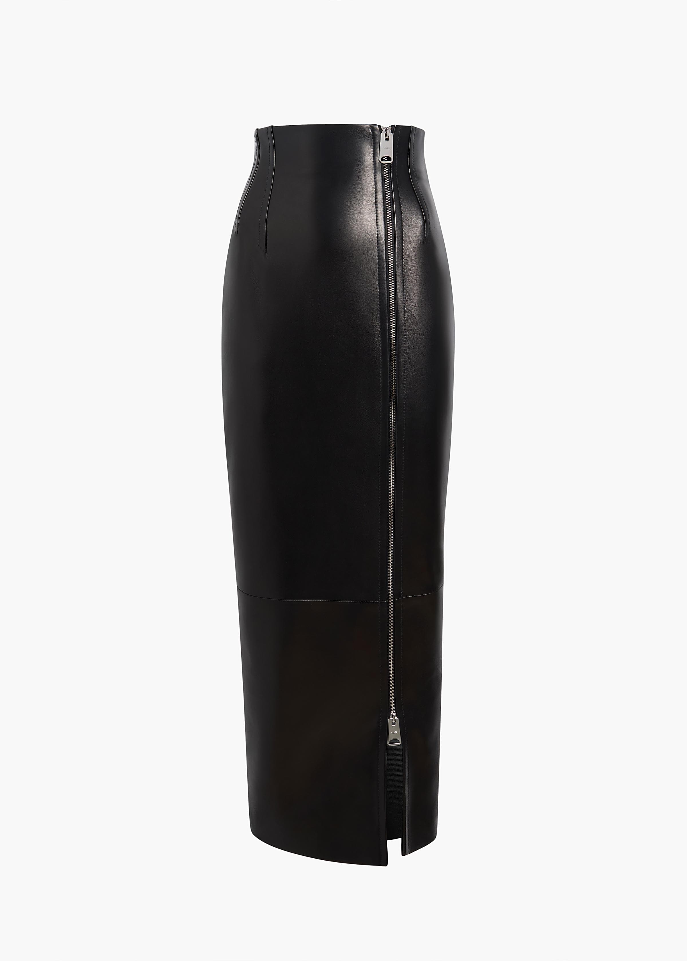 Gres Skirt in Black Leather