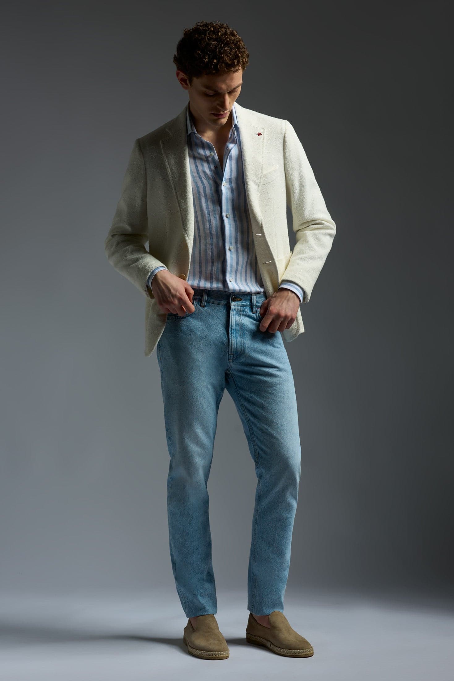 Cotton Indaco "Chiaja" Denim