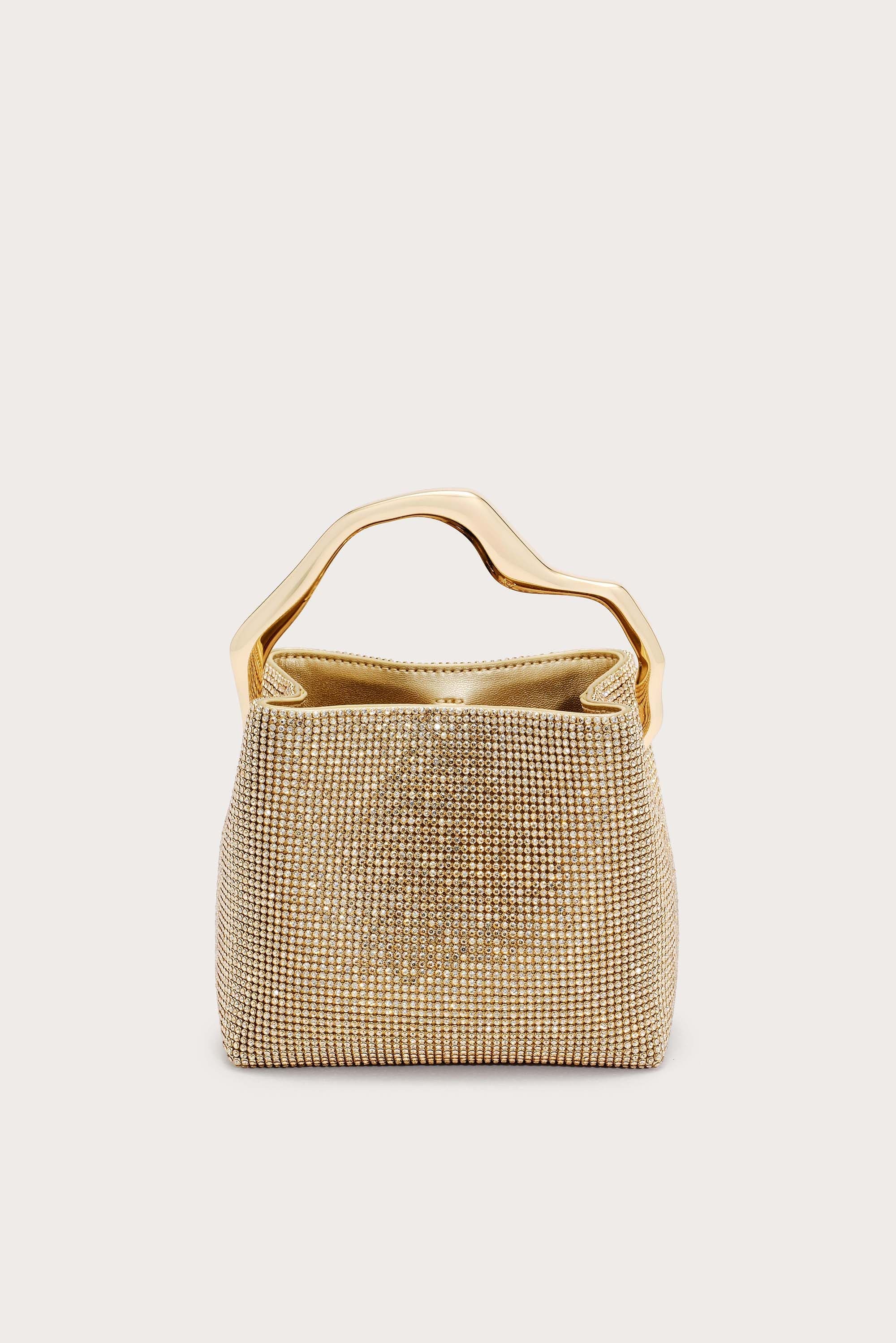 SOLENE MINI RHINESTONE BAG - SAND DOLLAR