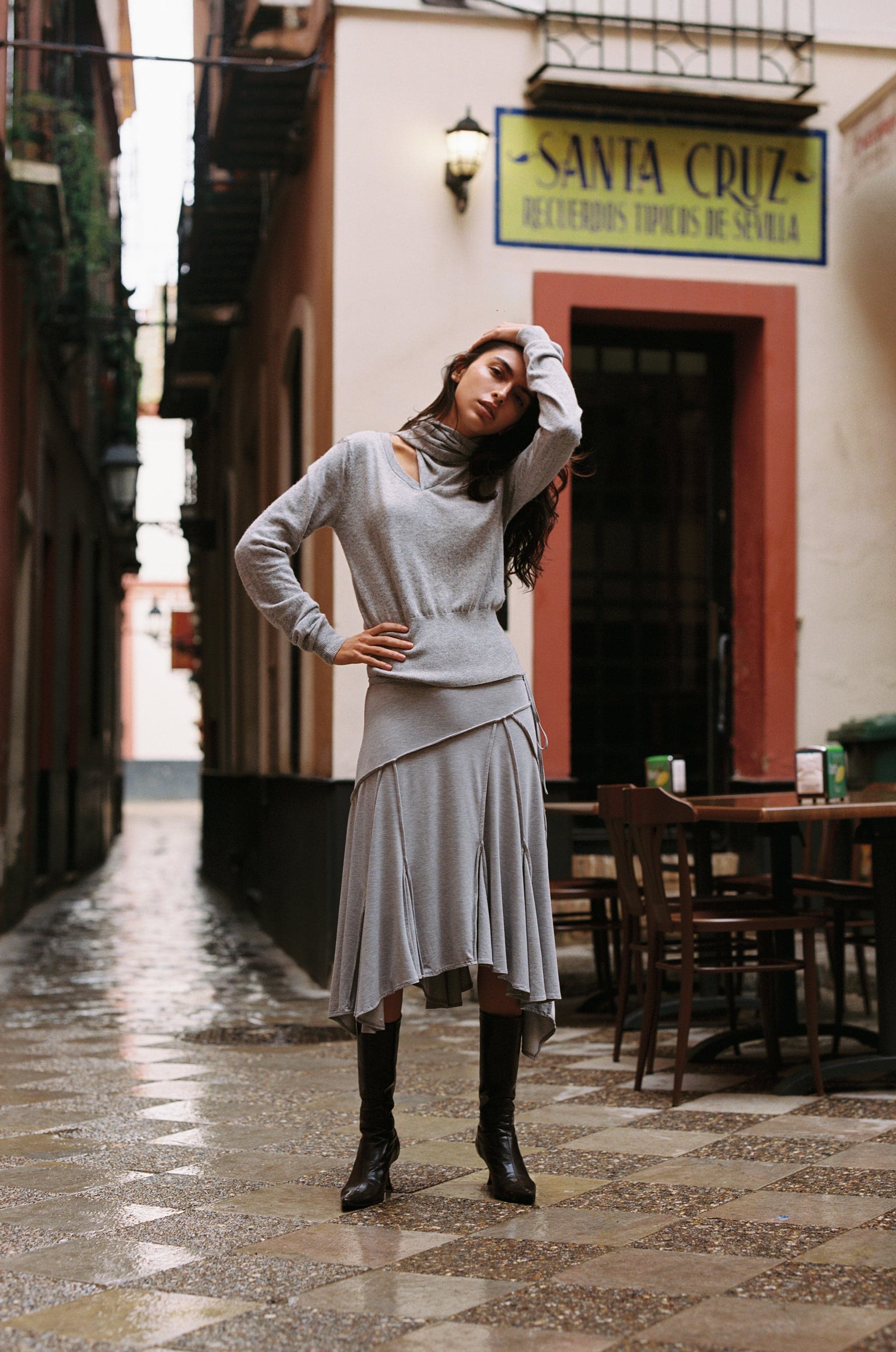 Phoebe Top | Grey