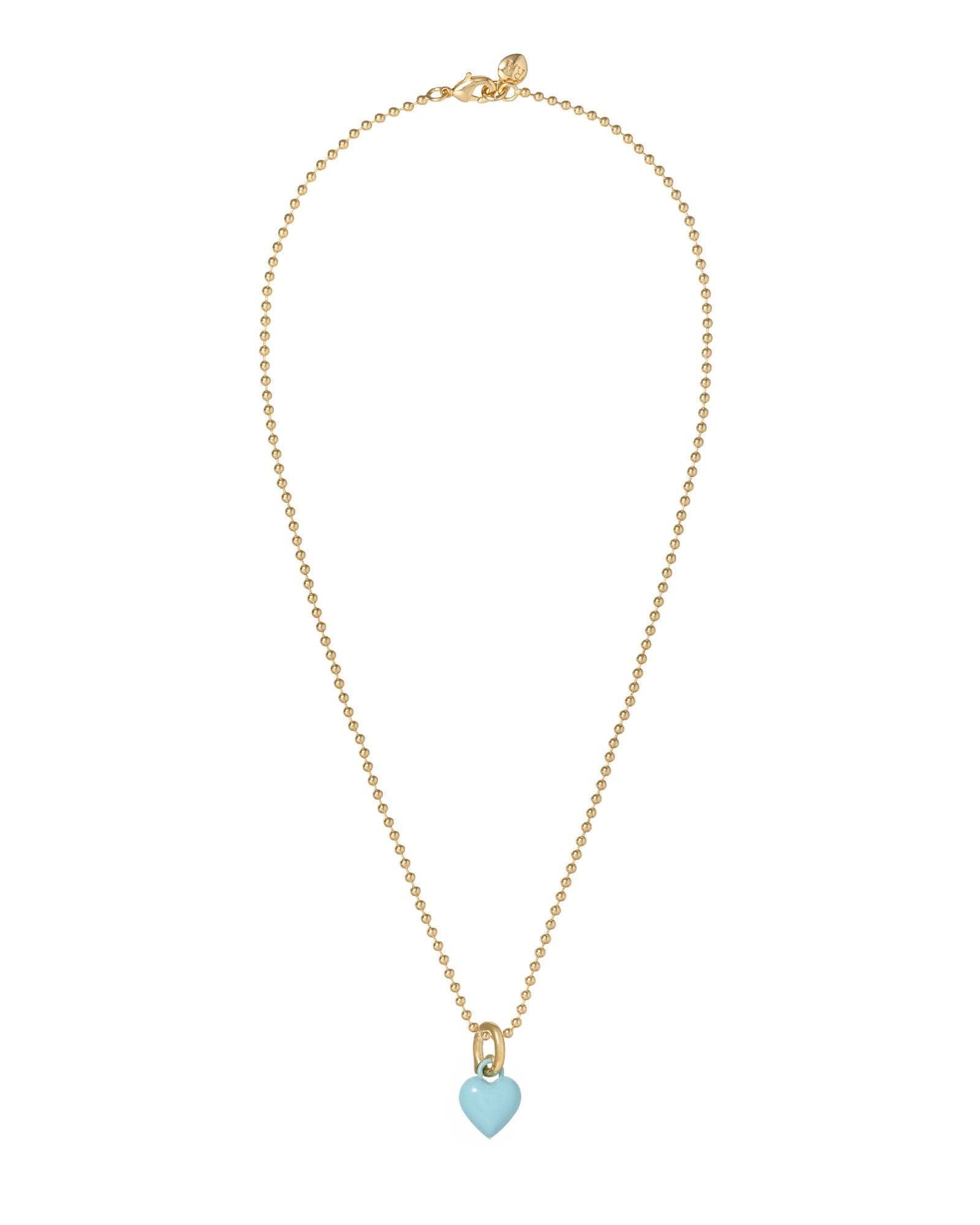 The Itsy Bitsy Puffy Heart Charm Necklace