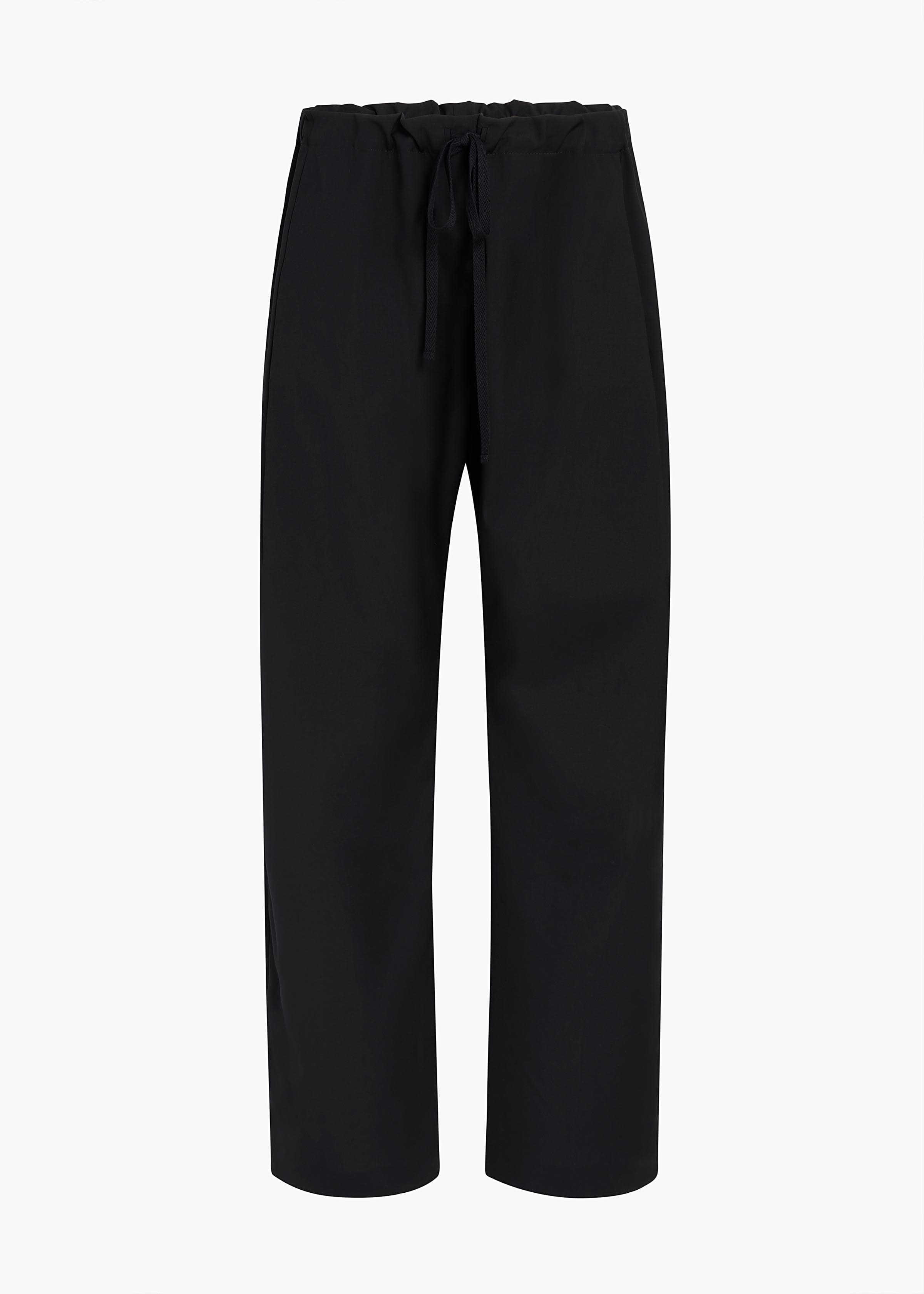 Rohen Pant in Black Tropical Wool