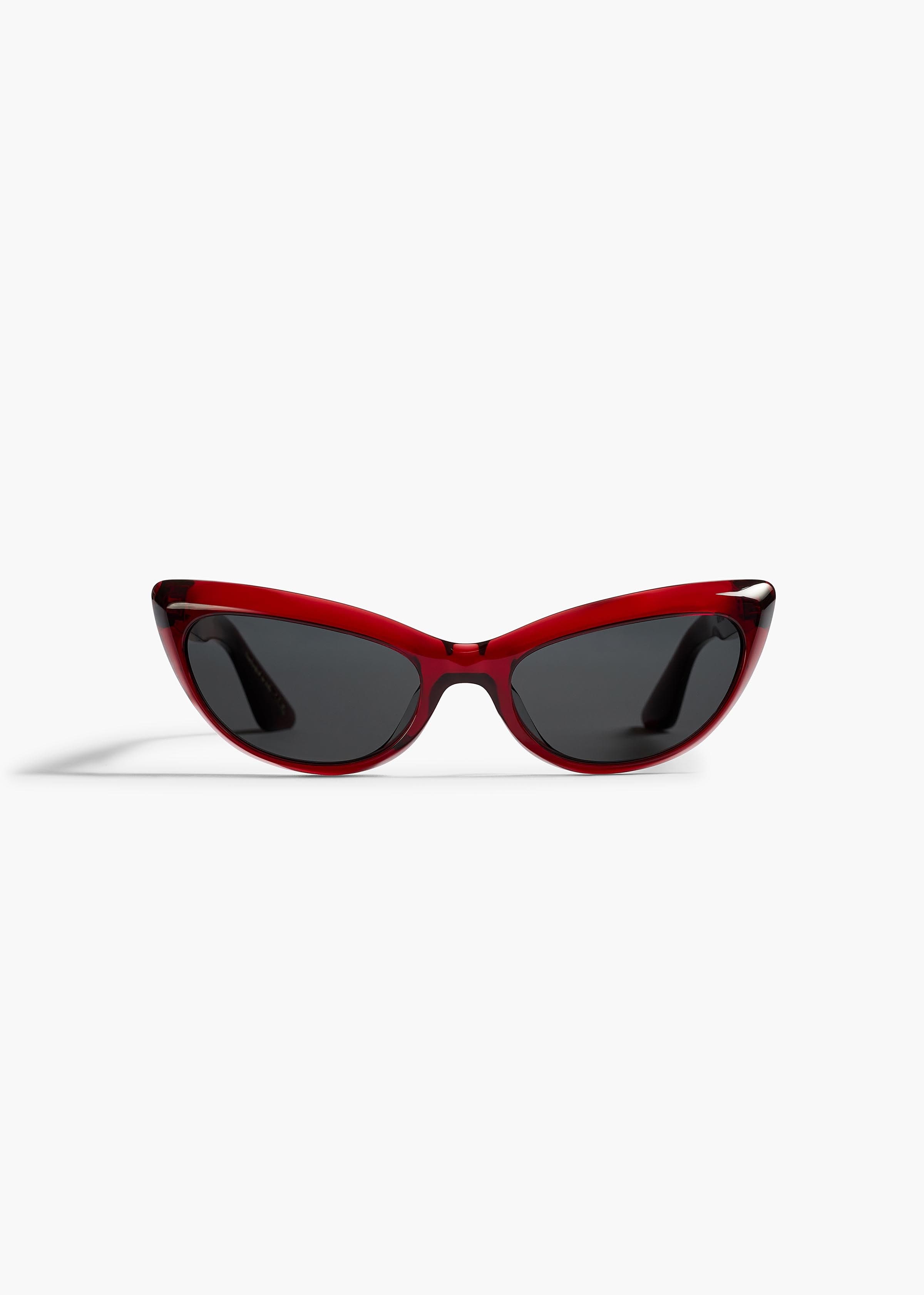 KHAITE x Oliver Peoples 1963C in Dark Red and Grey