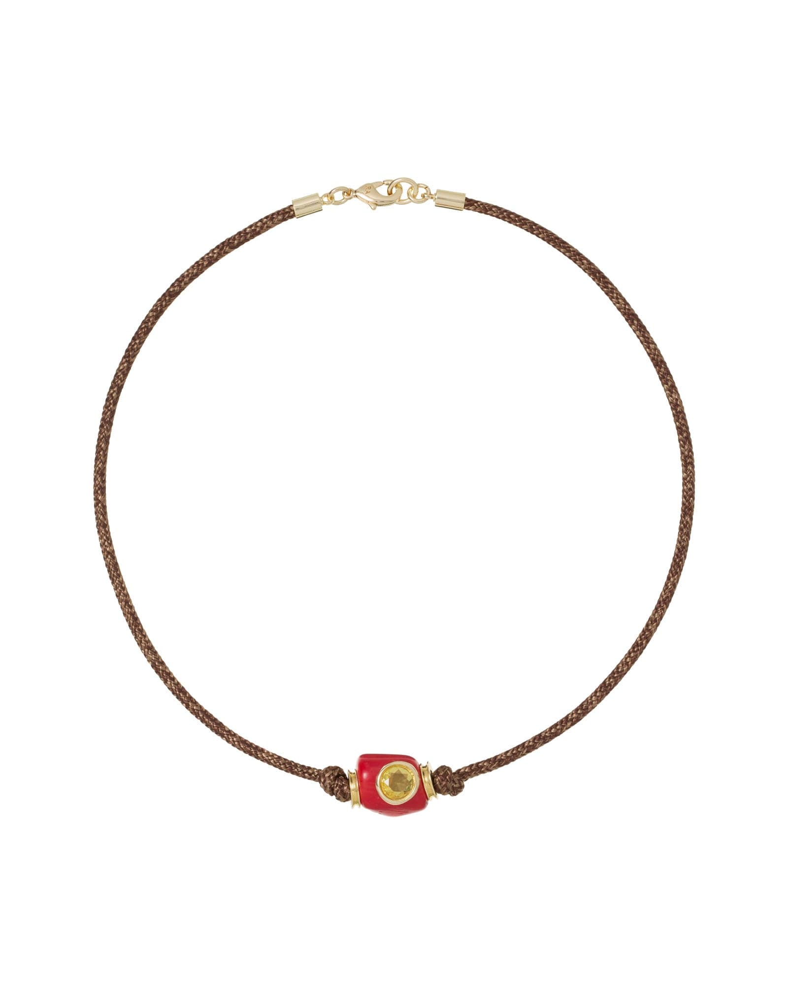 The Coral Tube Cord Necklace