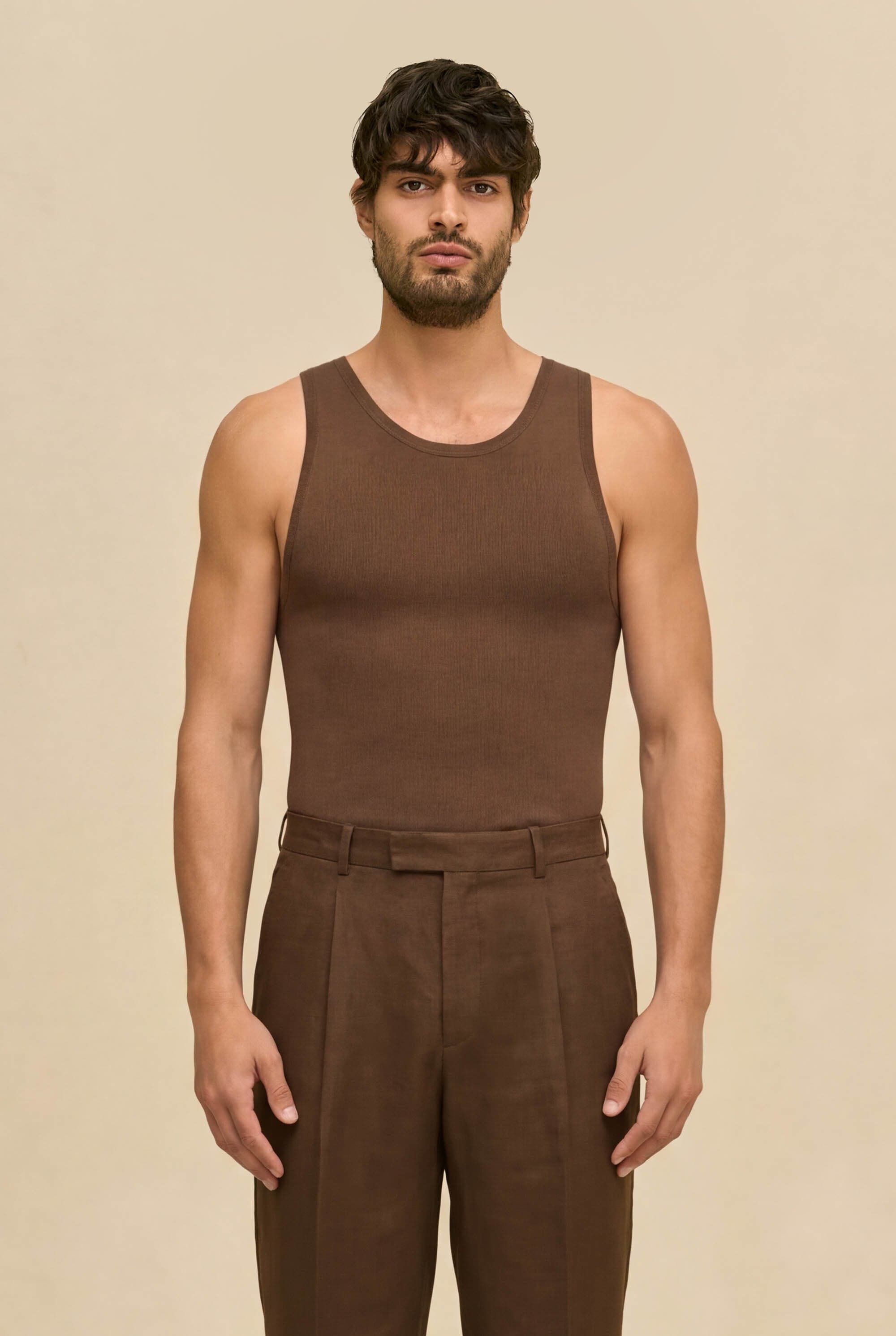 ELIOT KNIT TANK - LUWAK