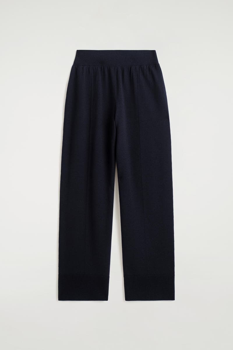 Elasticized Merino Wool Pants