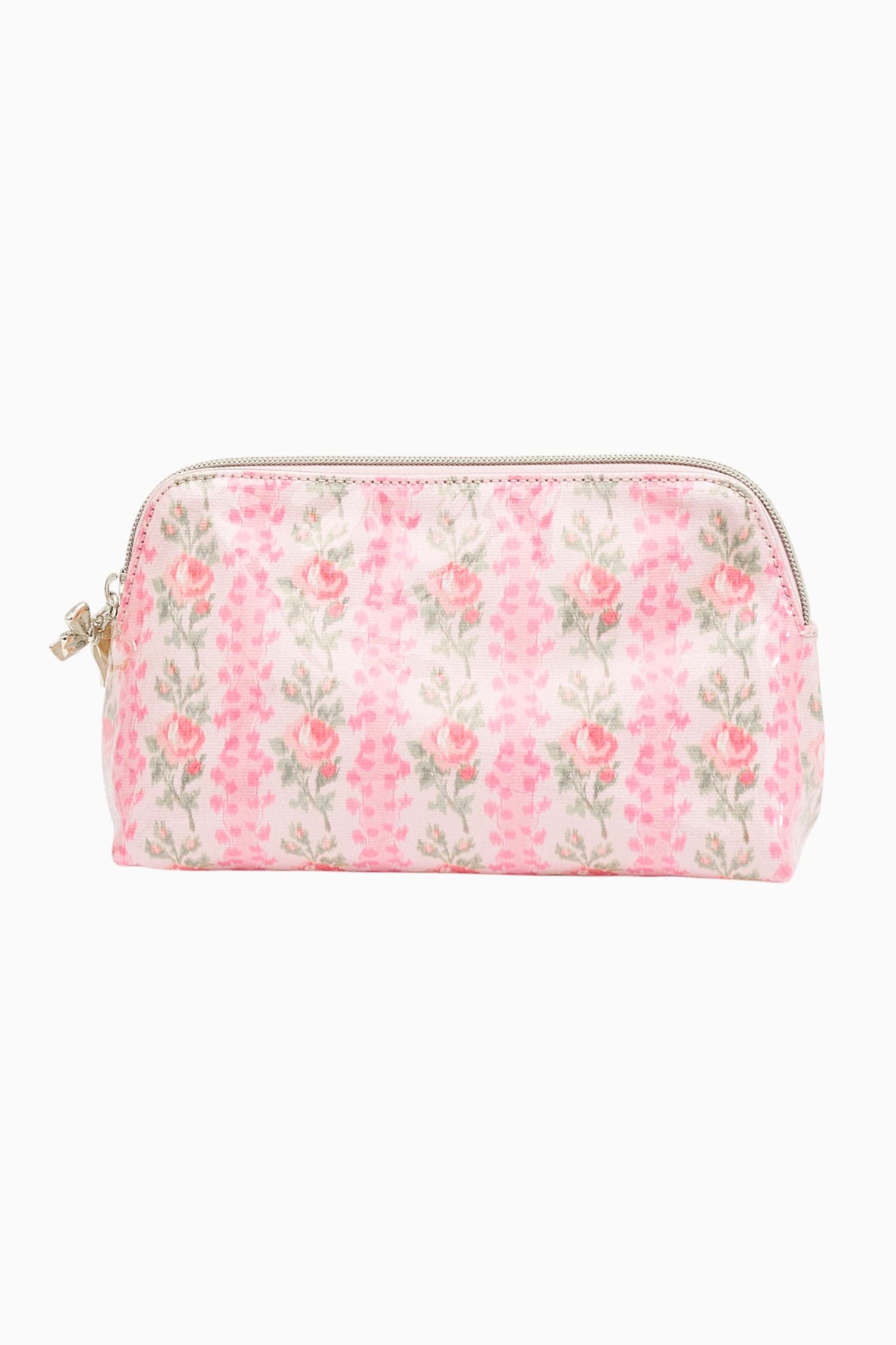 Heirloom Print Medium Travel Pouch - PINK MACAROON