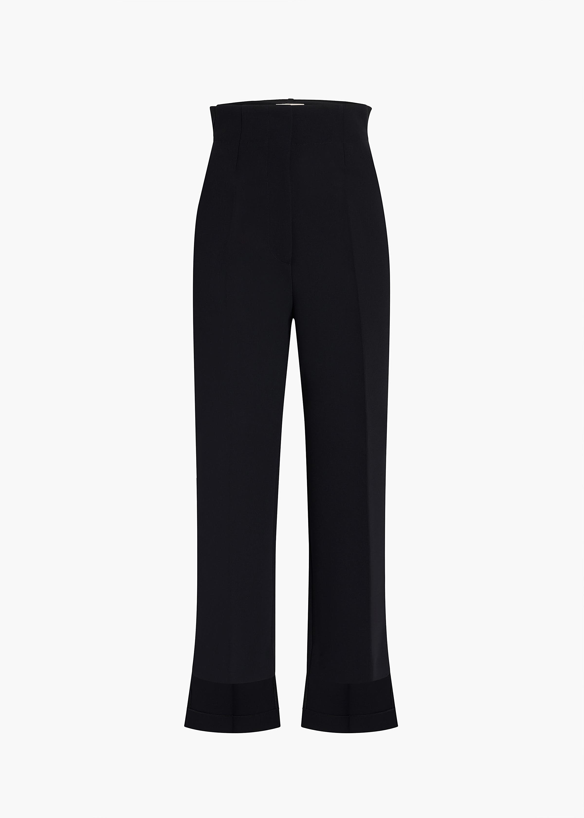 Rae Pant in Black Crepe