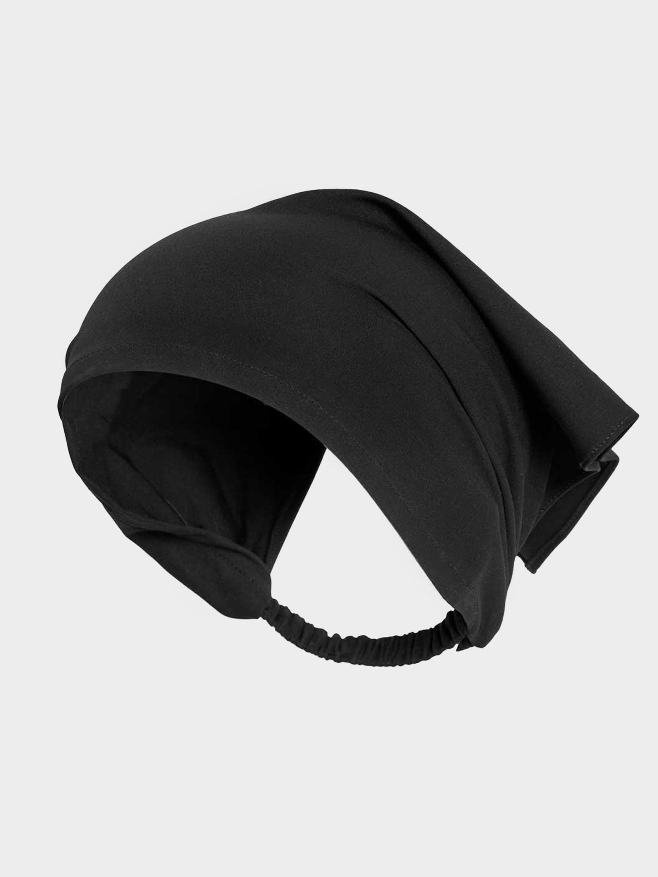 Sofia UV Protective Headscarf - Black | One Size Swimwear | Hunza G - Black / One size