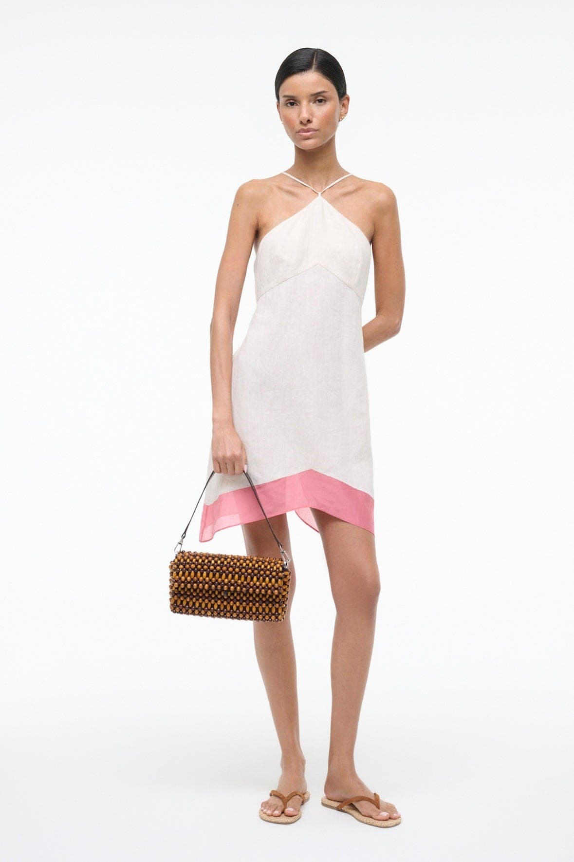 ORO LINEN DRESS | BLUSH CANYON