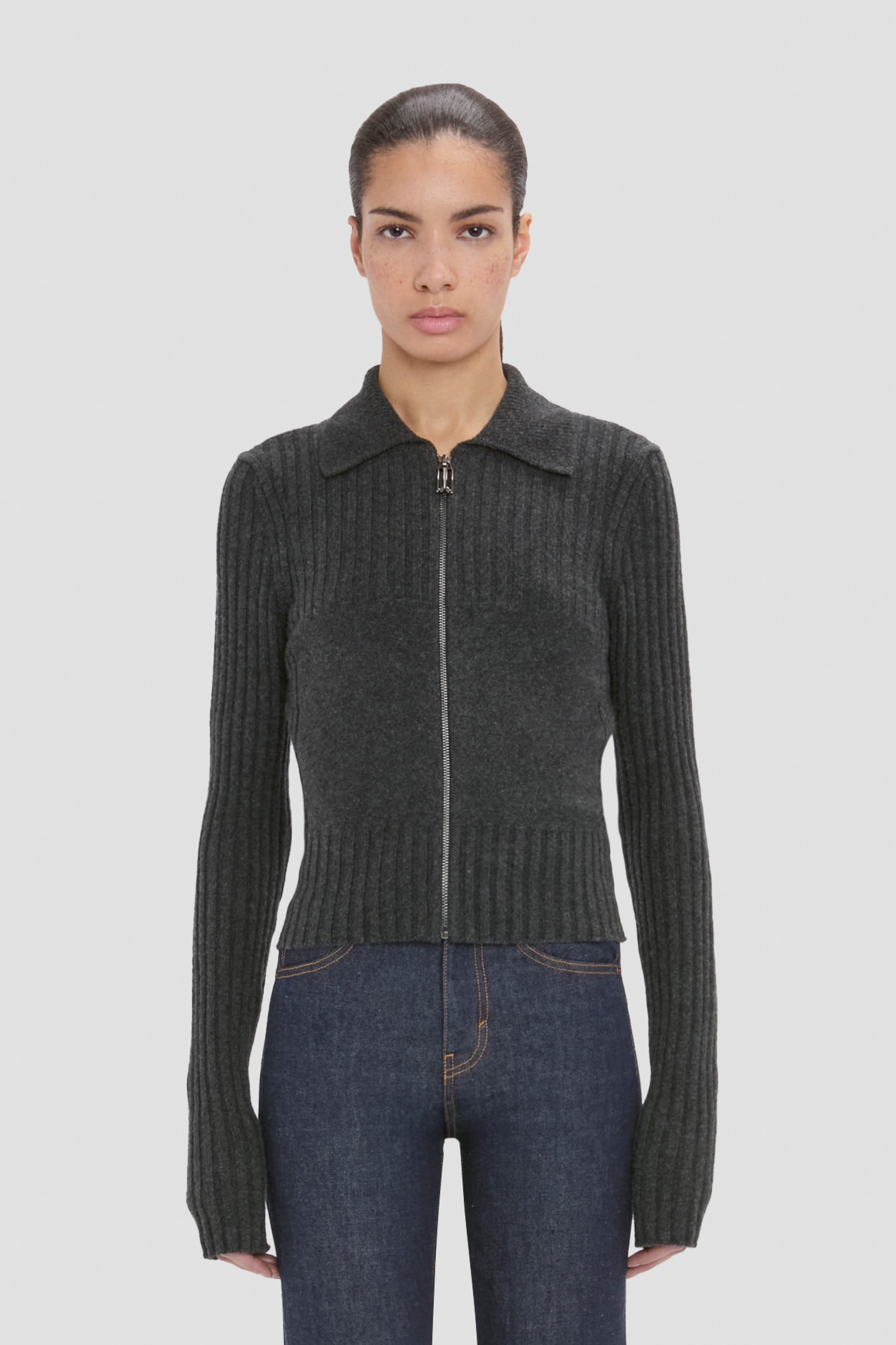 Zip Jumper In Ore