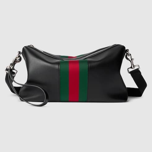 Mega Web Trademark medium crossbody bag