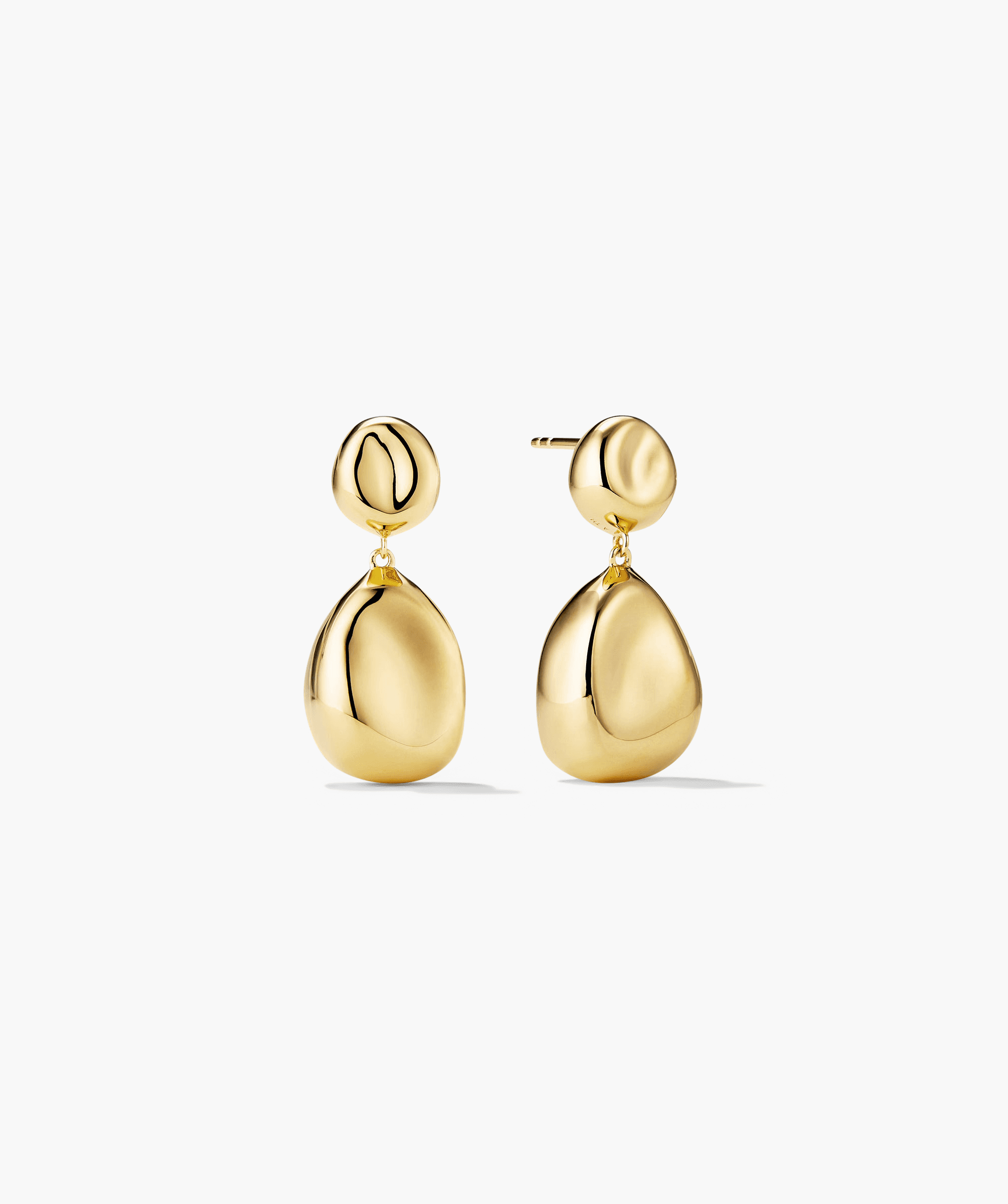 Organic Dôme Pebble Earrings