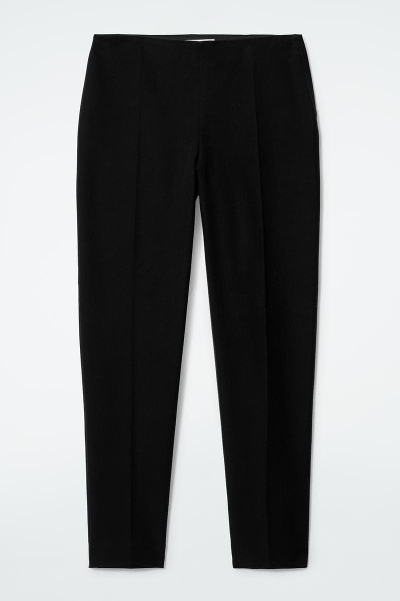 Slim-Leg Cropped Pants