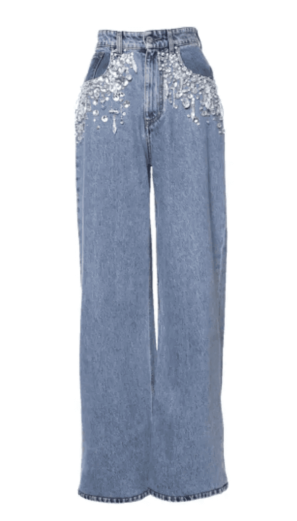 Miu Miu Embellished Jeans
