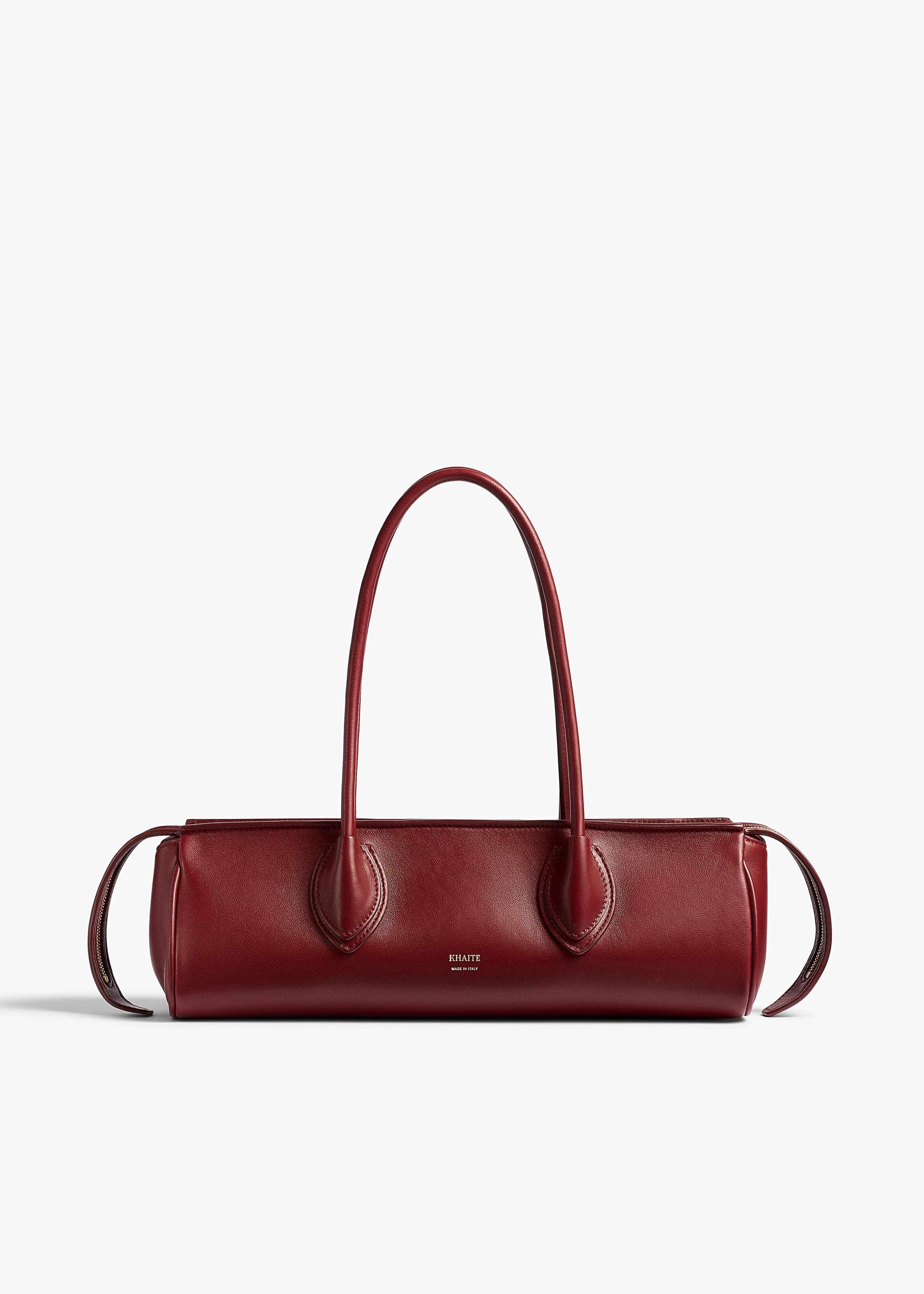 Donna Shoulder Bag in Oxblood Leather