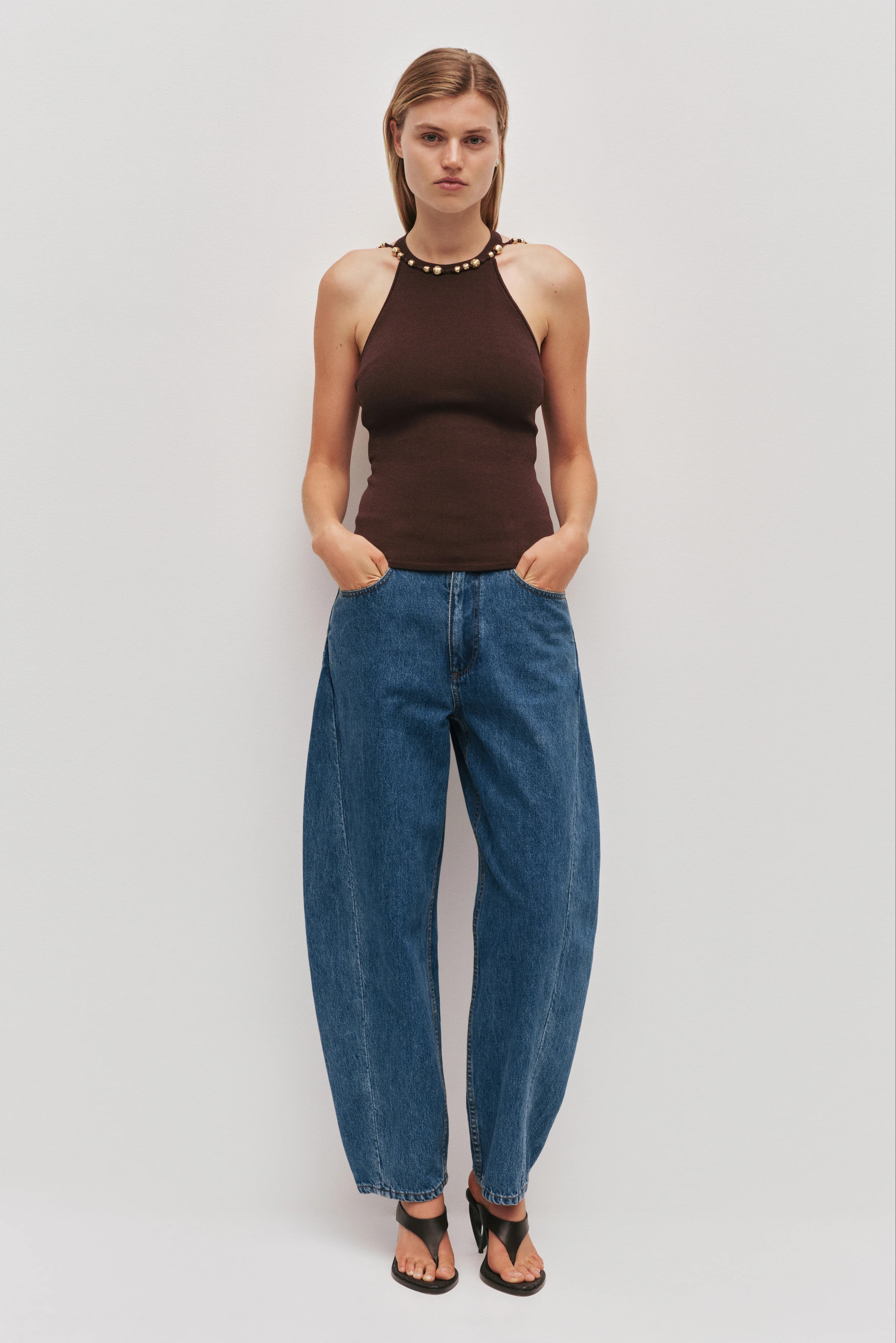 Aje Baroque Knit Tank