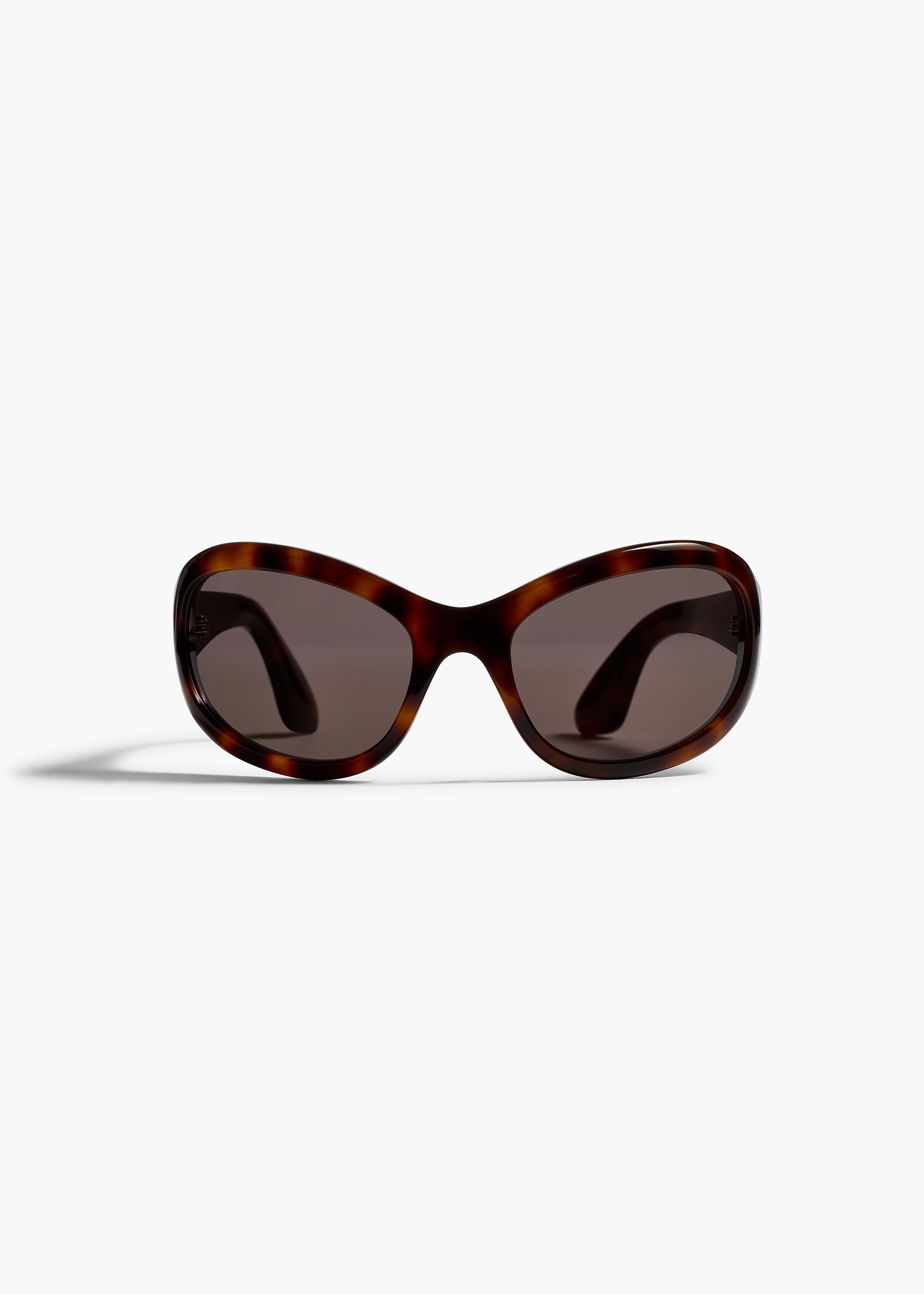 KHAITE x Oliver Peoples 1967C in Dark Mahogany and Brown