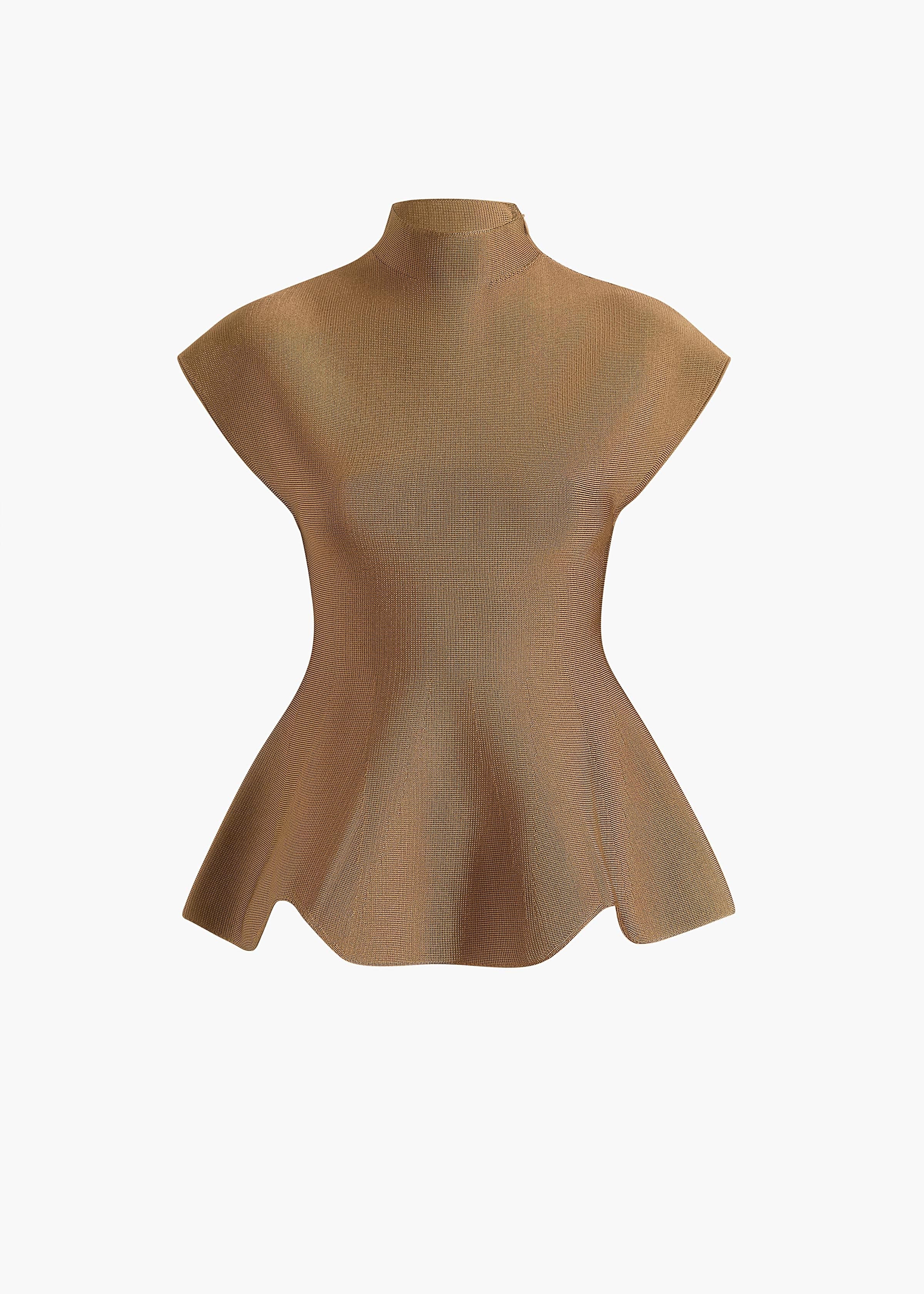 Andra Top in Carob