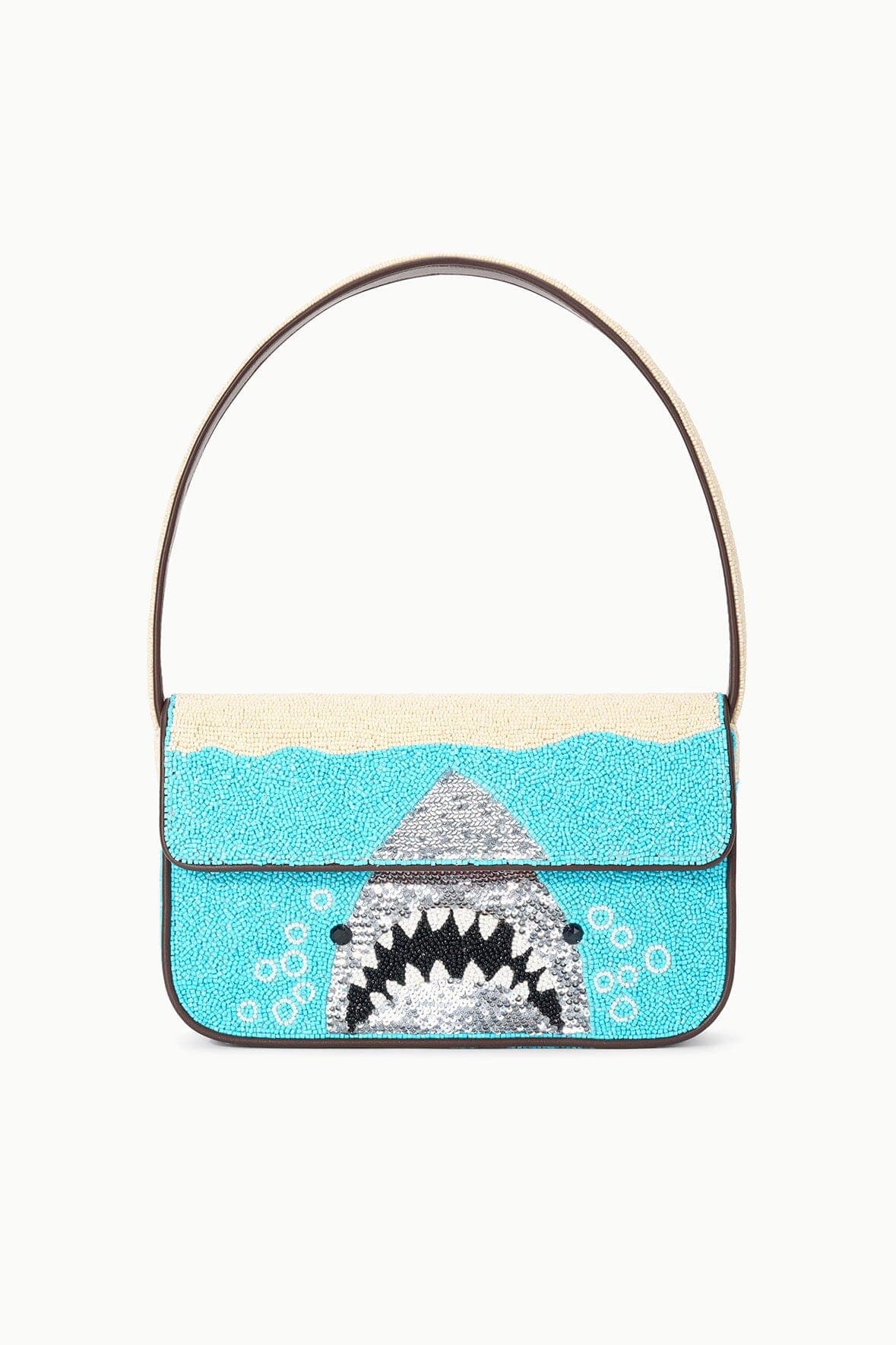 TOMMY BEADED BAG | GREAT WHITE