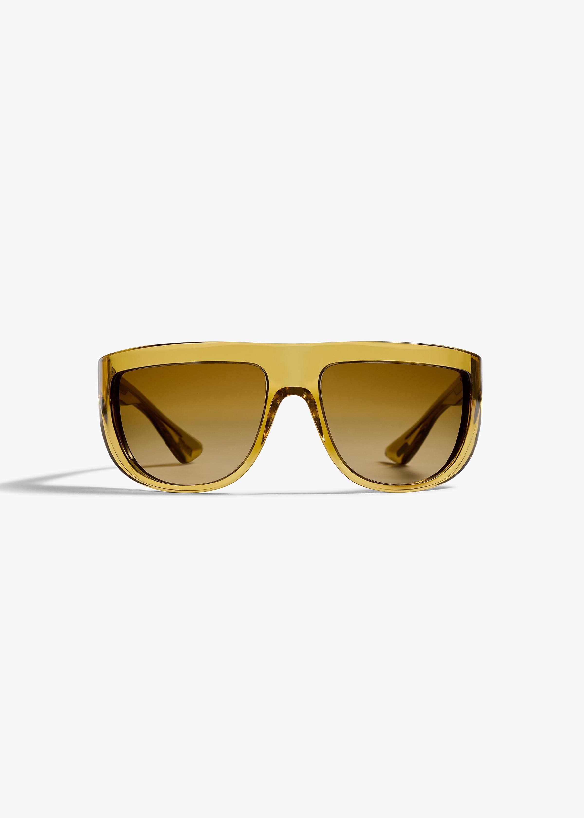 KHAITE x Oliver Peoples 1974C in Dark Honey and Amaretto Gradient