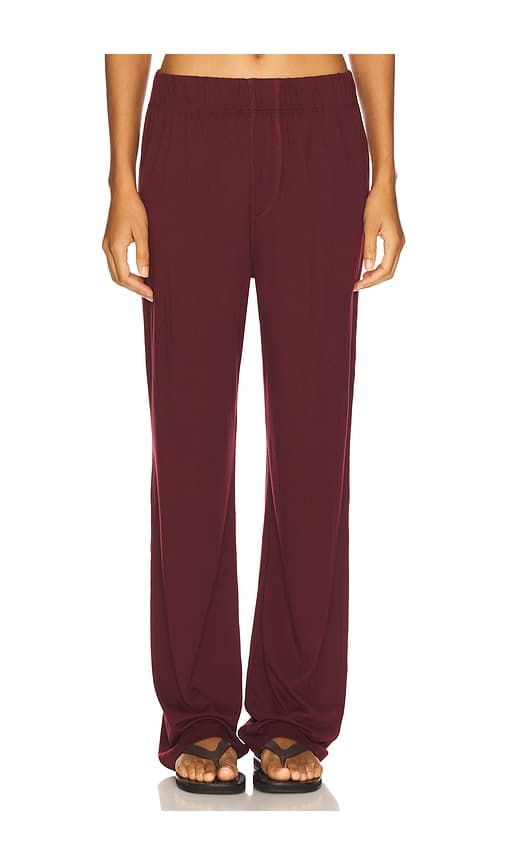 Eterne Lounge Pant in Wine. - size L (also in XL)
