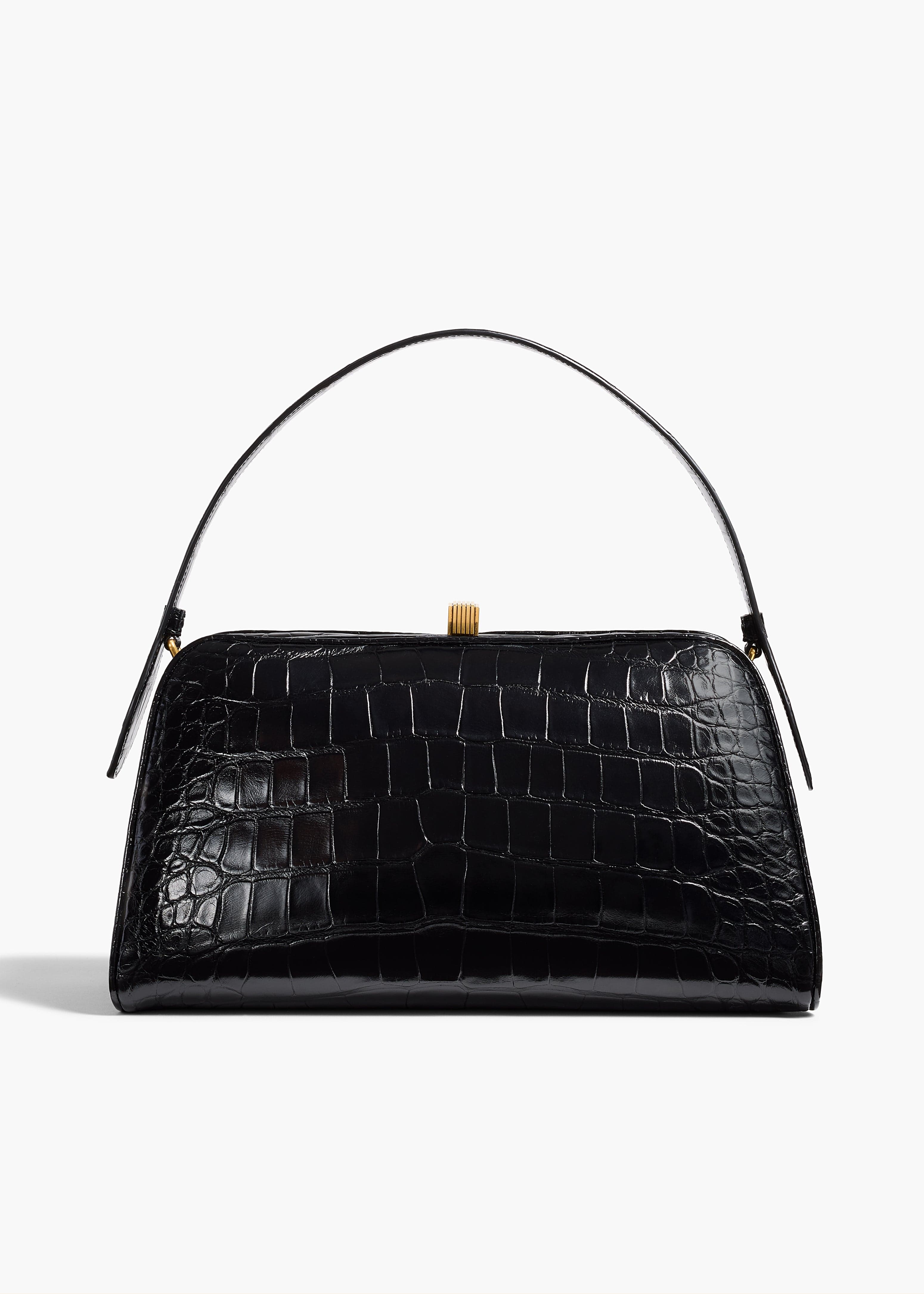 Cate Bag in Black Alligator