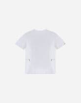 T-SHIRT IN CHIC COTTON JERSEY AND NEW TECHNO TAFFETA