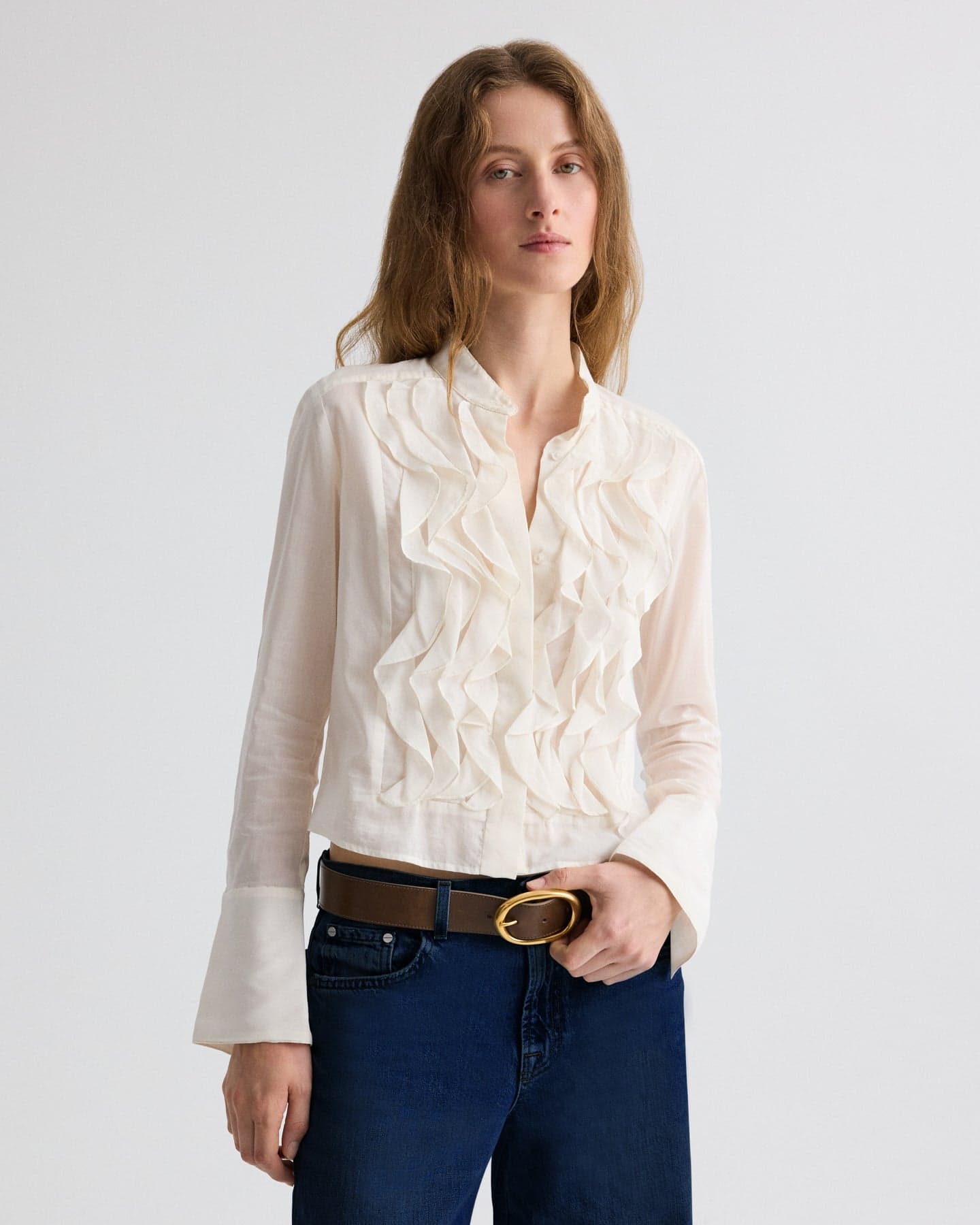 Patti Top in Cotton Silk Organza