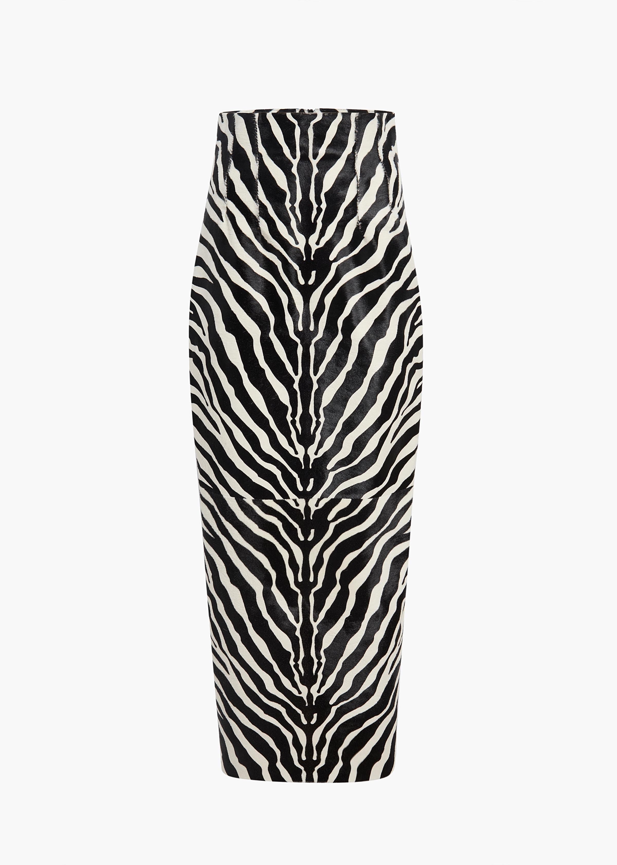 Loxley Skirt in Zebra Print Haircalf
