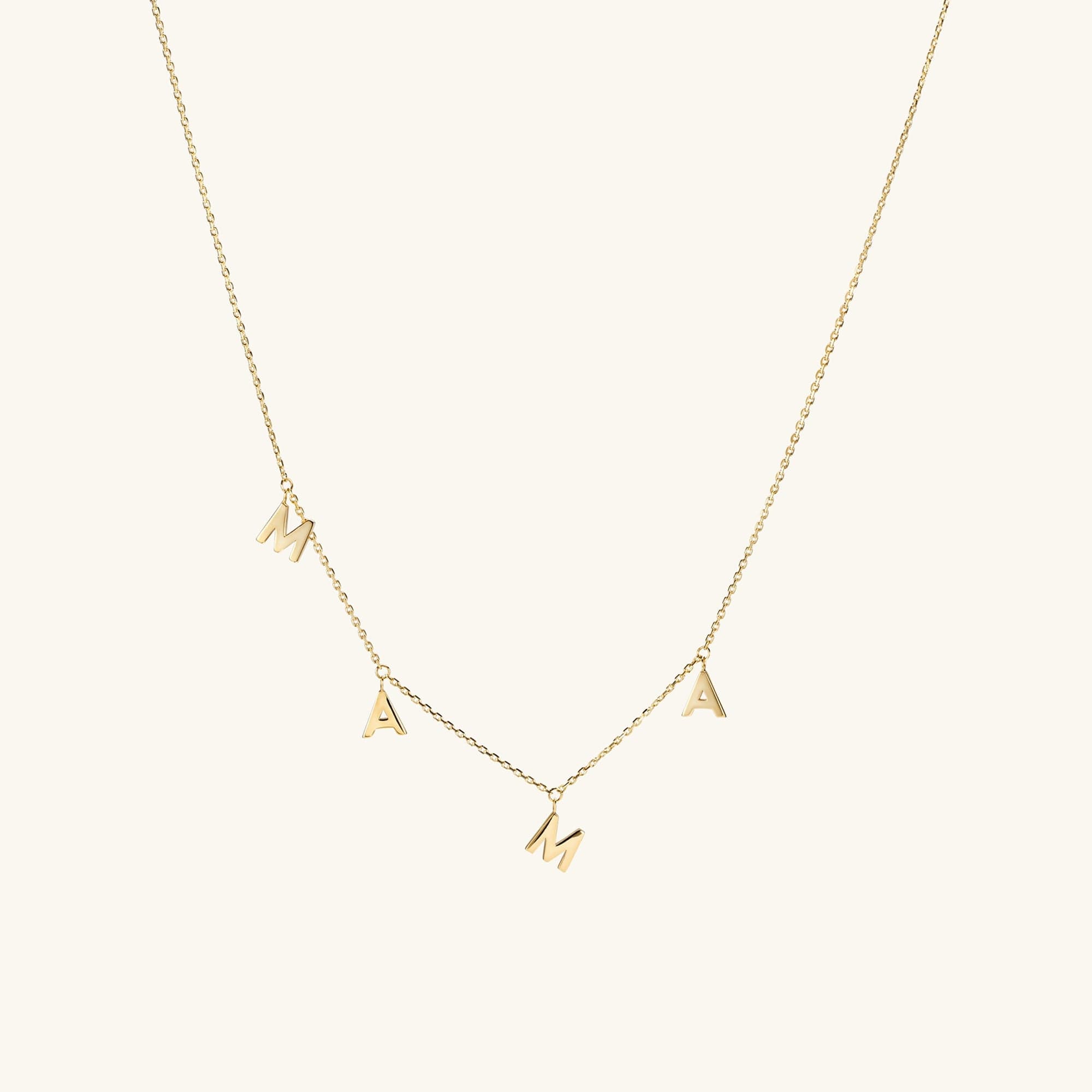 Mama Letter Necklace