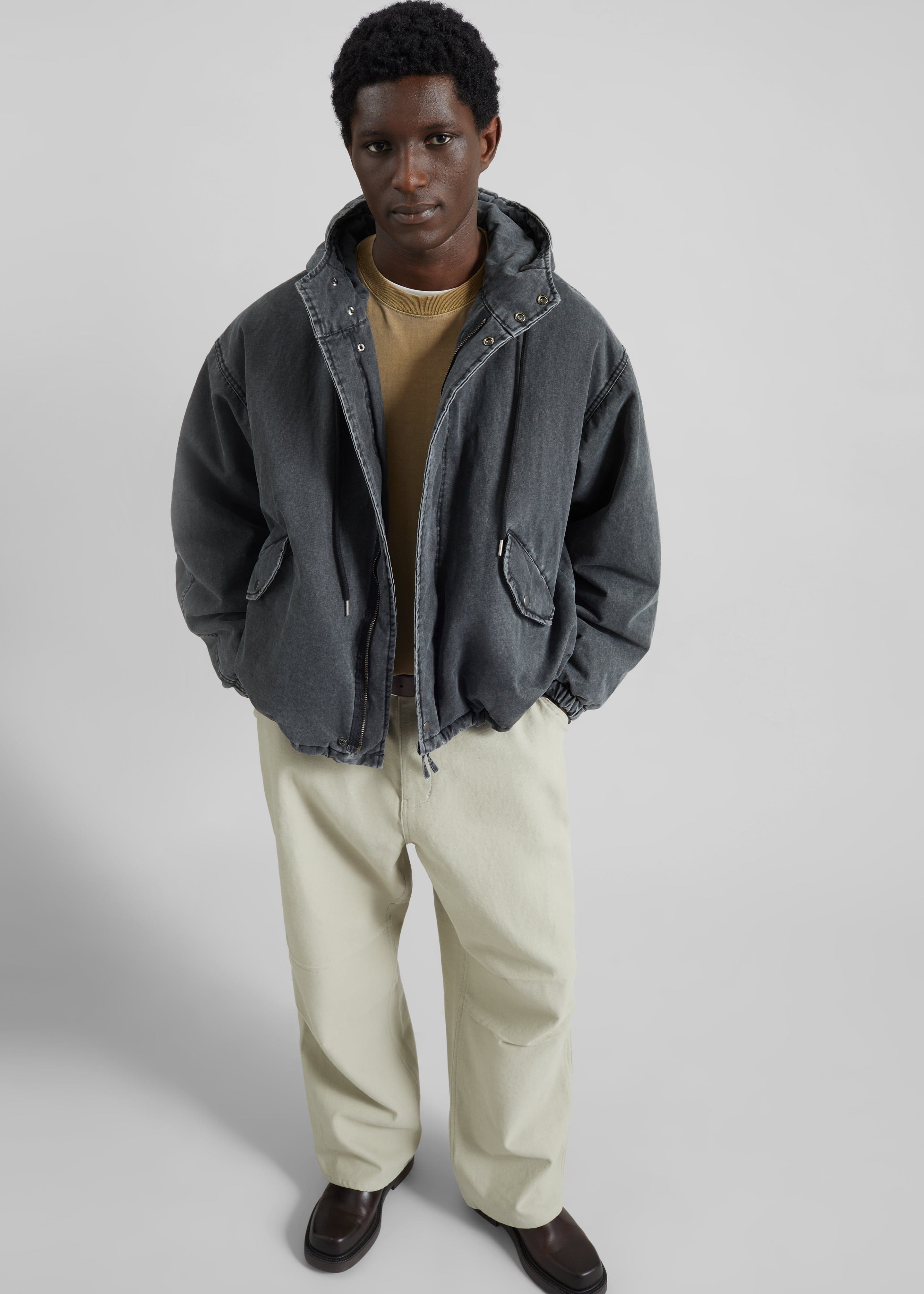 Delvin Padded Jacket - Charcoal