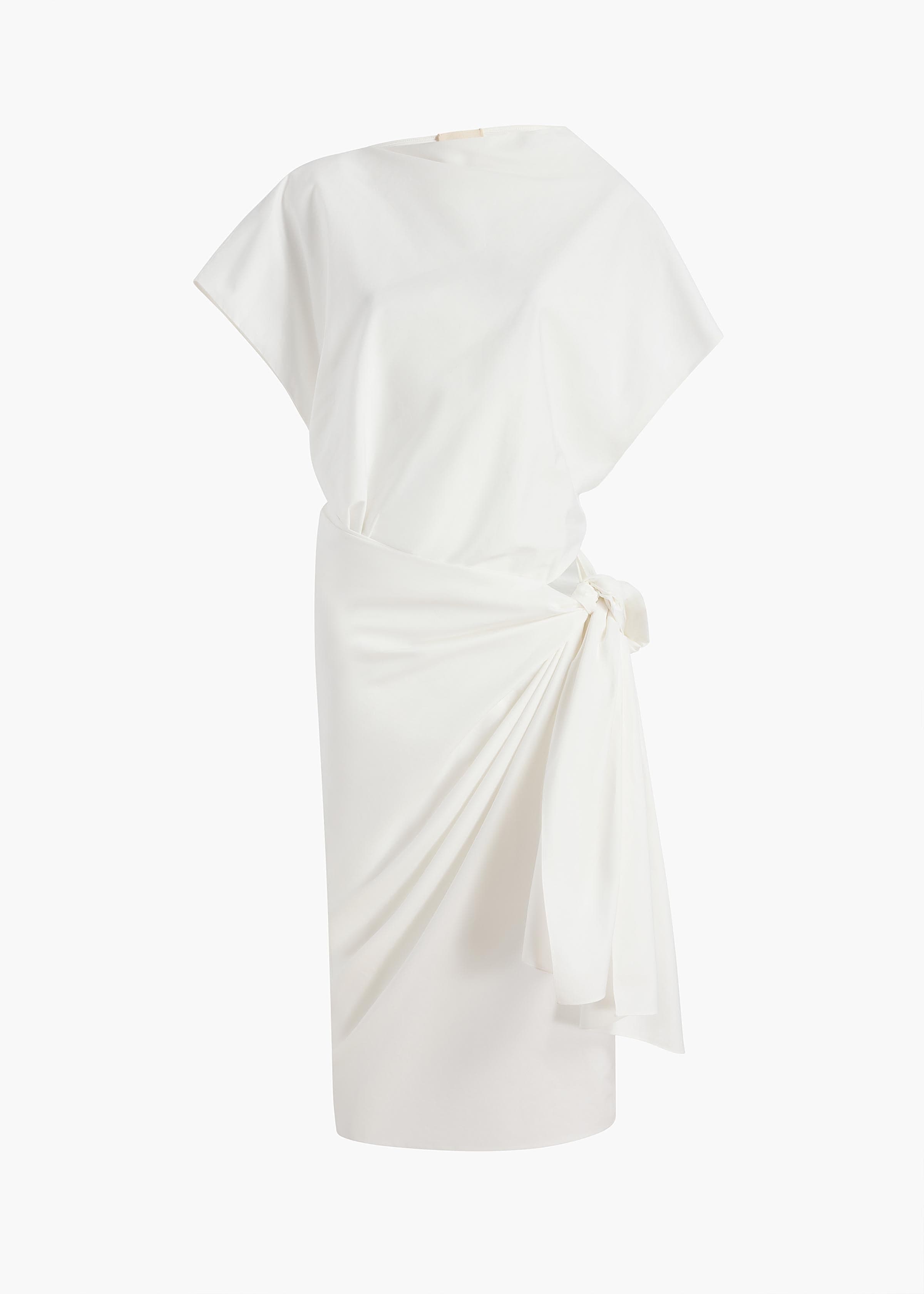 Fray Dress in Chalk
