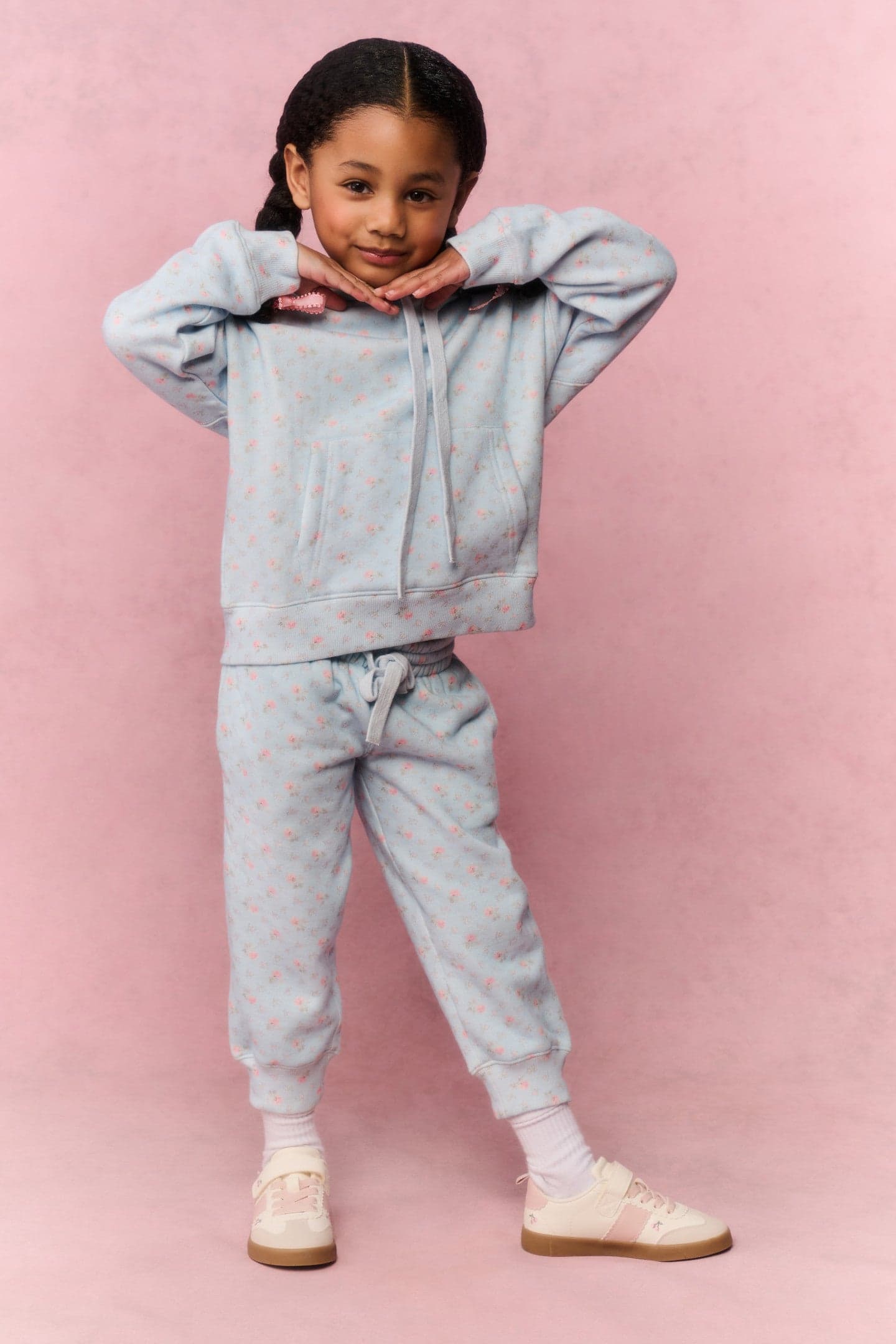 Little Girls Floral Zena Sweatpant