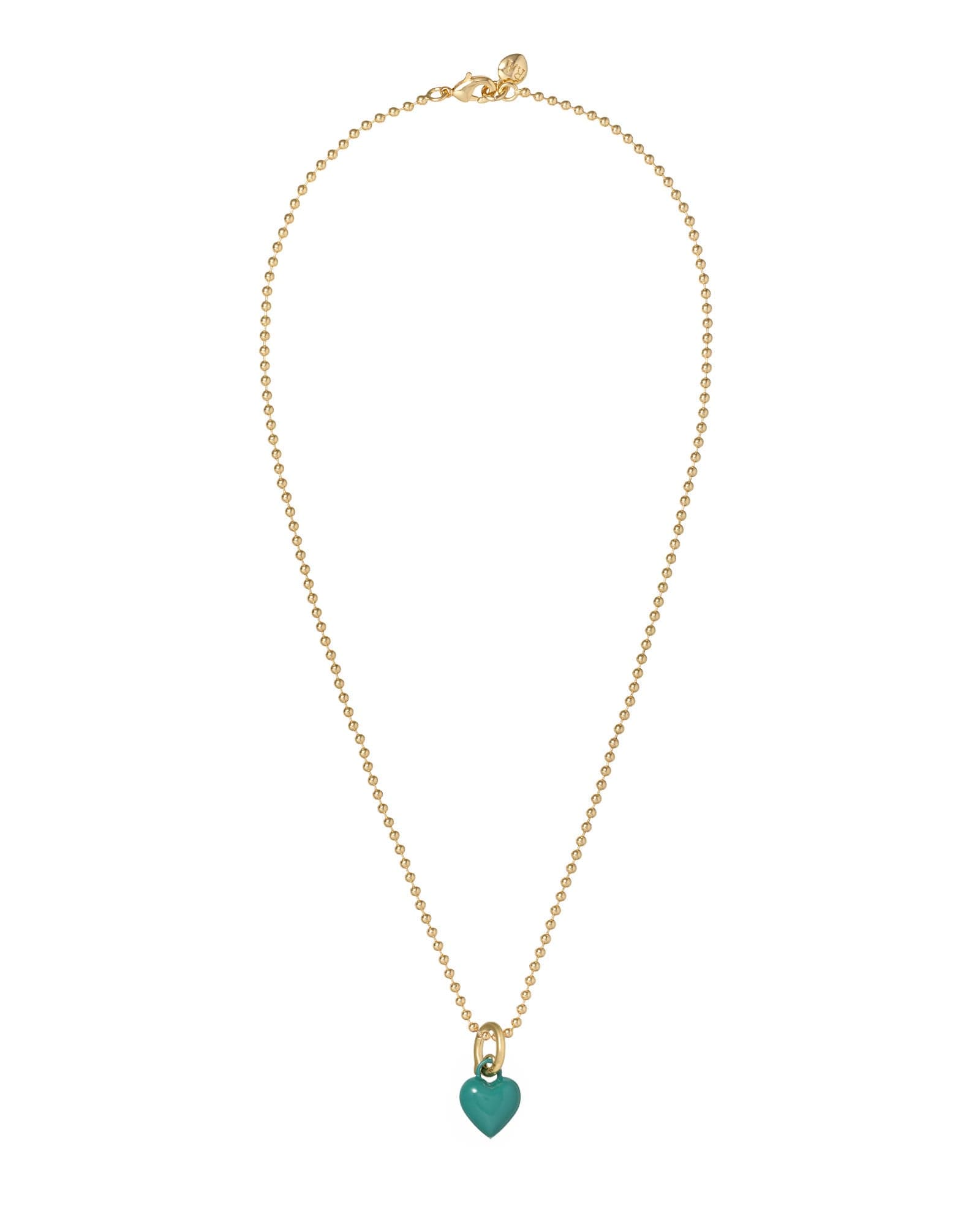 The Itsy Bitsy Puffy Heart Charm Necklace