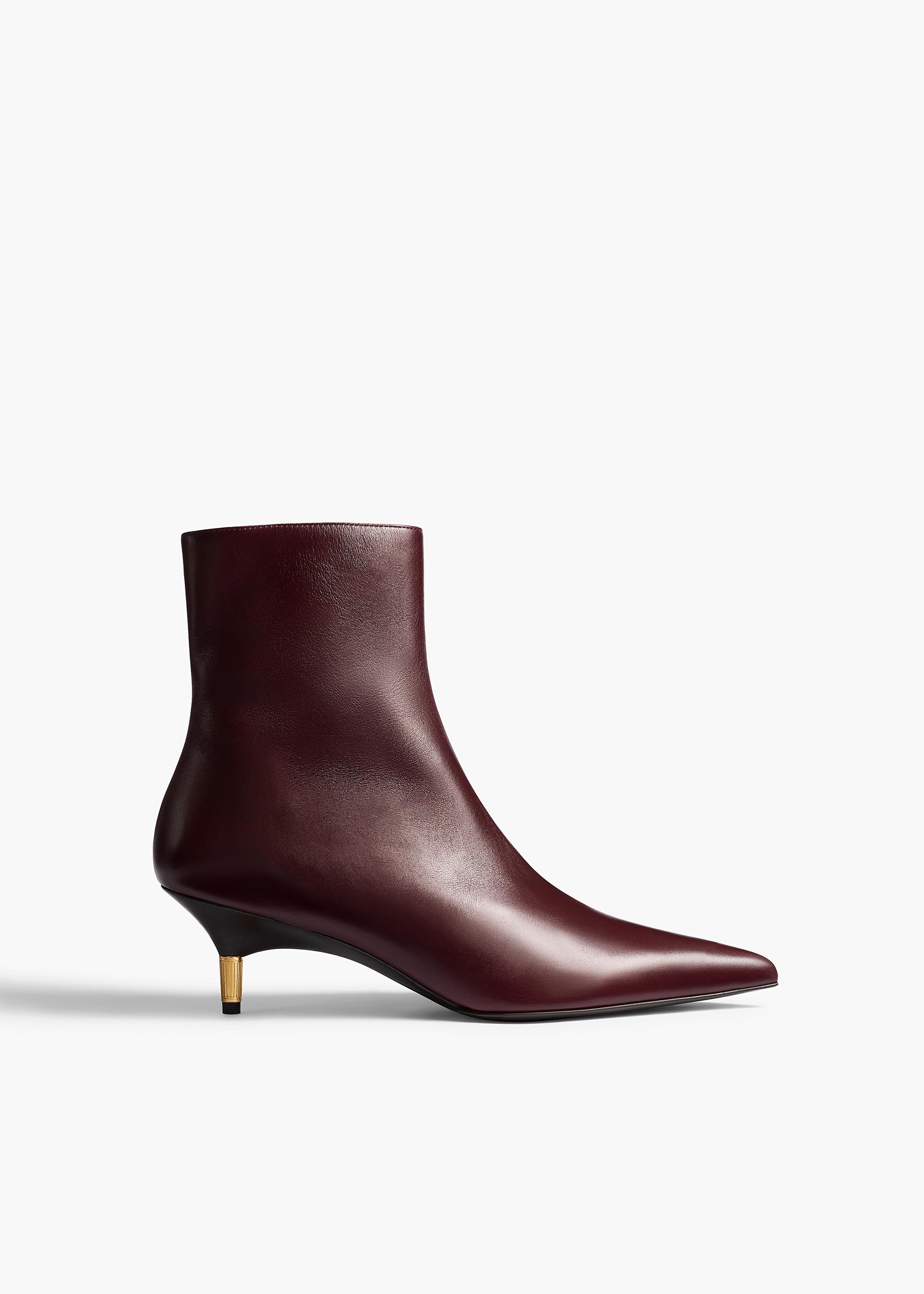 Bella Ankle Boot in Bordeaux Vintage Calf Leather