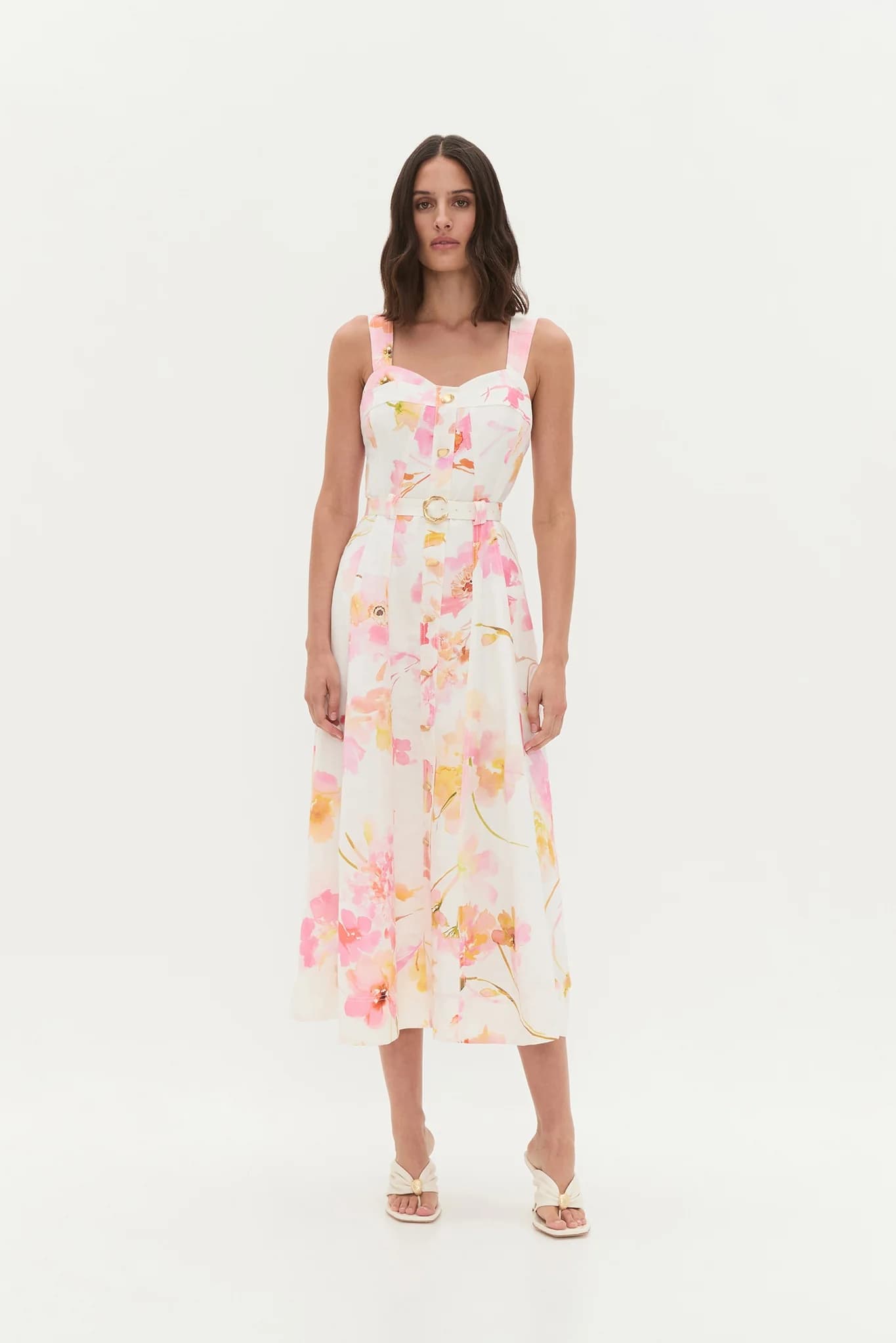 Aje Zarie Midi Dress