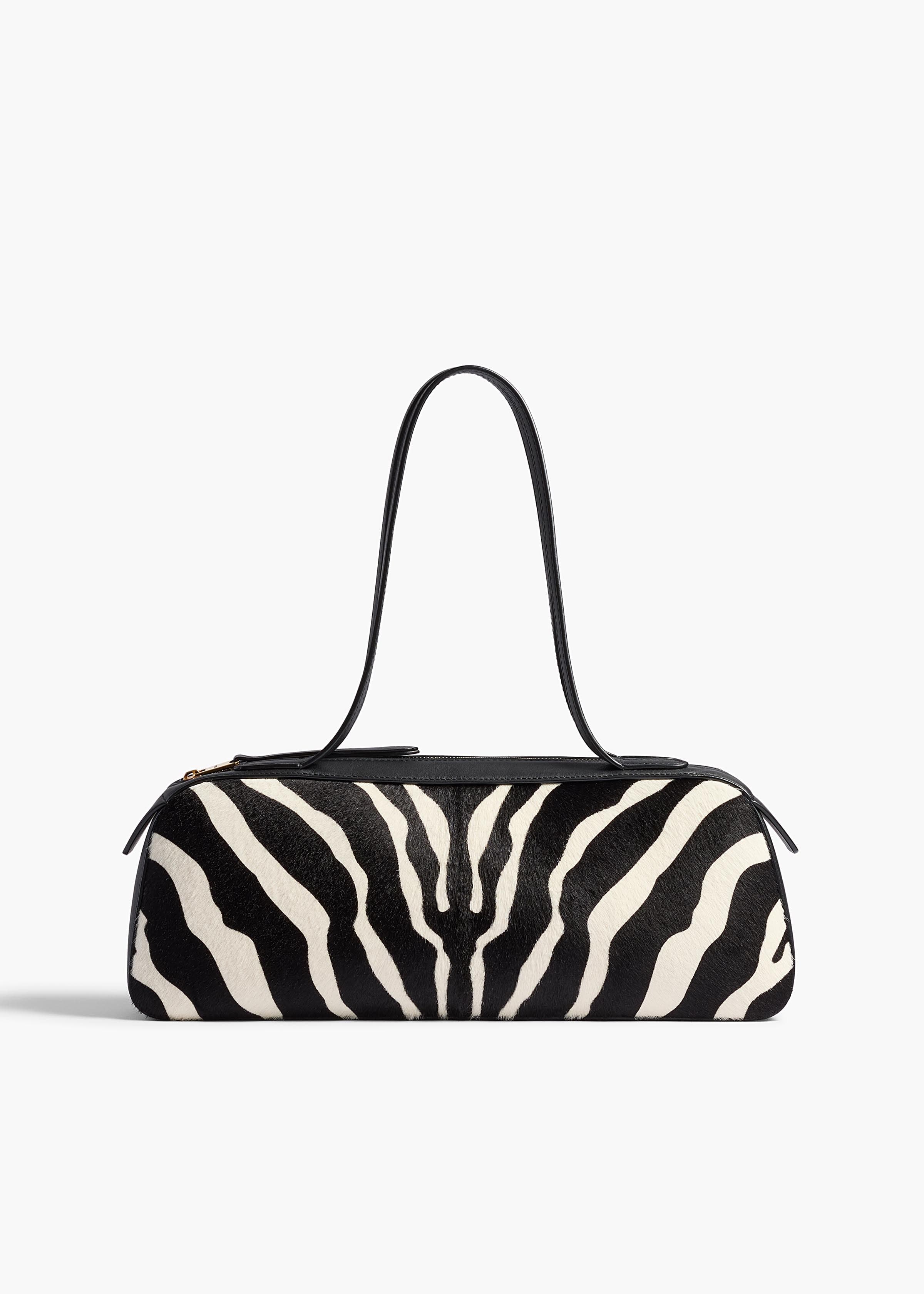 Simona Shoulder Bag in Zebra Print Haircalf