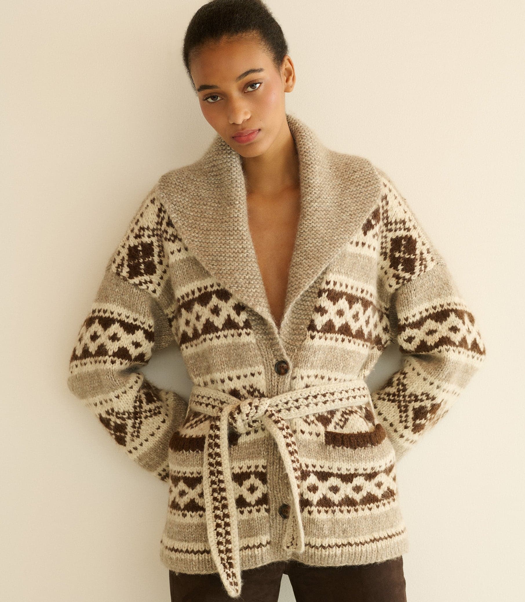 HALE CARDIGAN -- RAINER JACQUARD