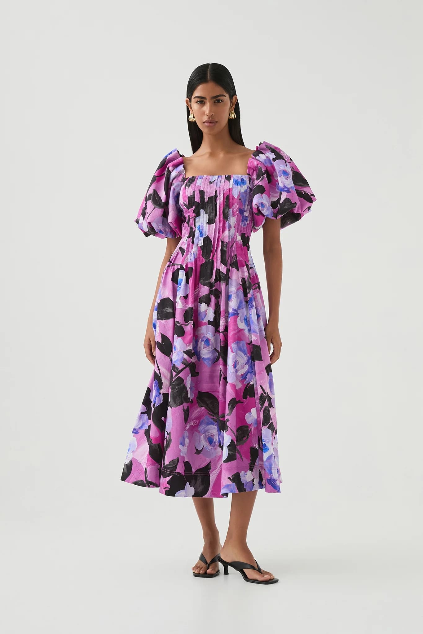 Aje Francesca Midi Dress