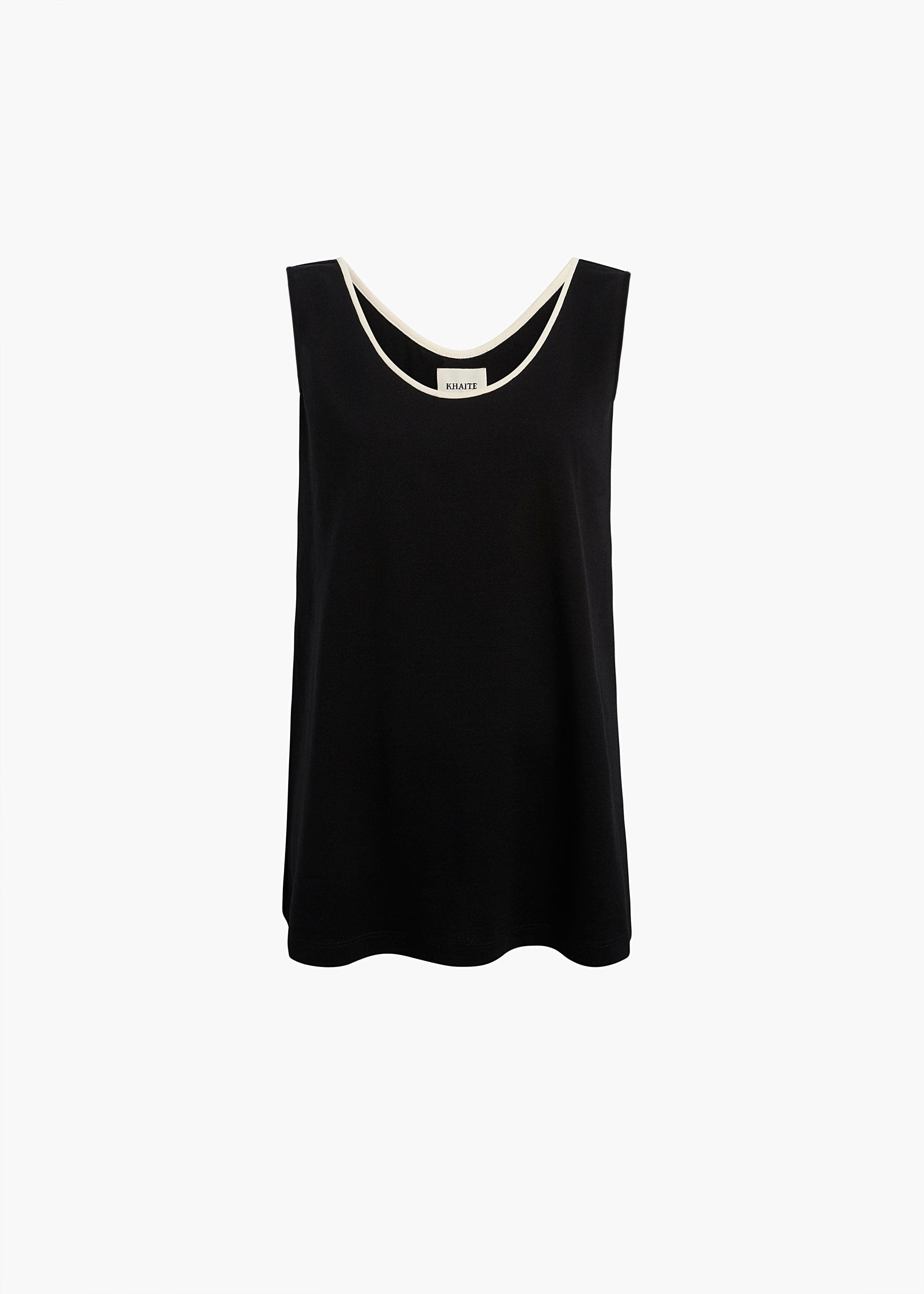 Longo Top in Cream and Black